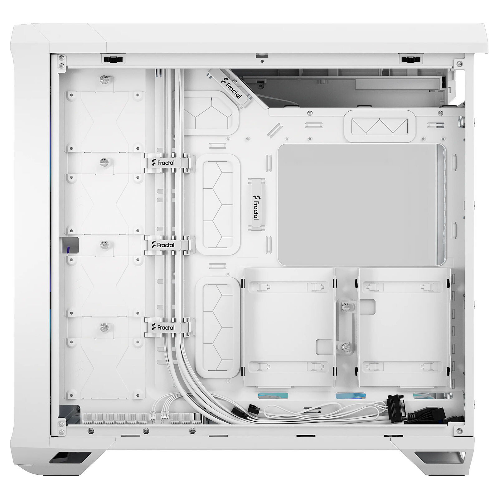 Fractal Design North Chalk White TG Clear - Boîtier PC - Garantie 3 ans LDLC