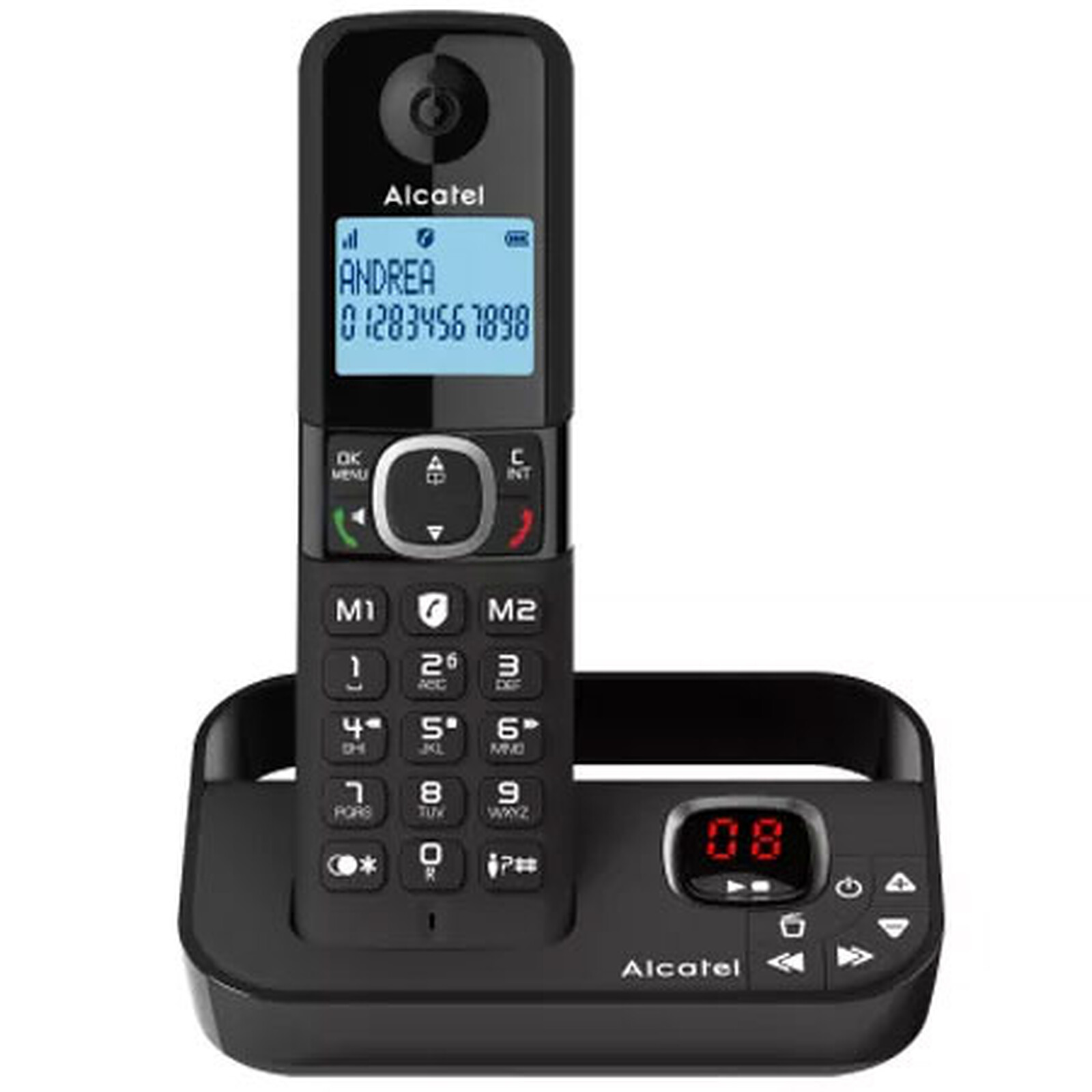 Alcatel XL585 Duo Blanc - Téléphone fixe sans fil Alcatel sur