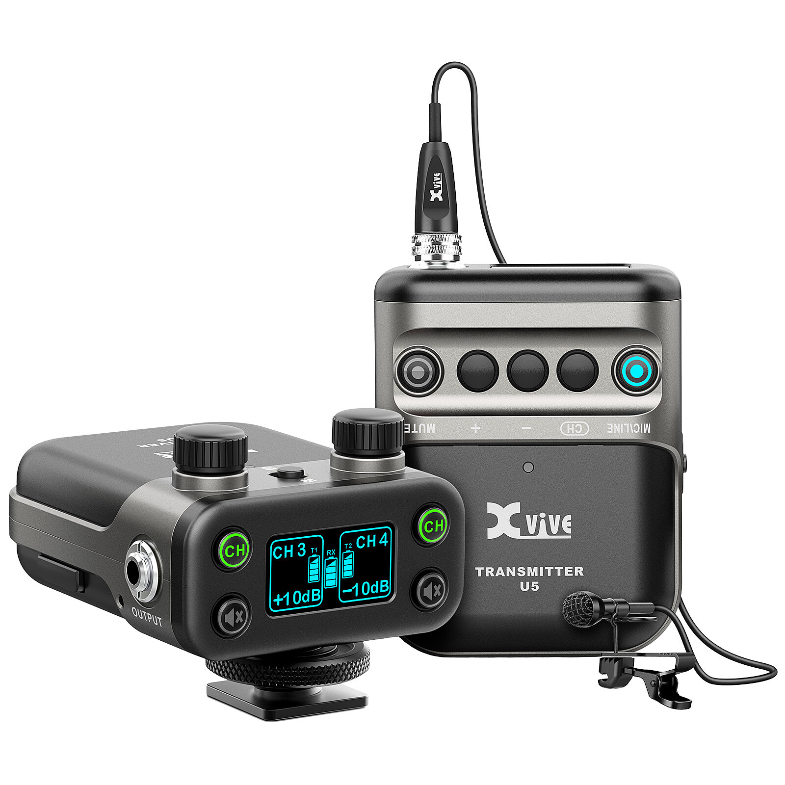 Xvive U5 Wireless Audio For Video System - Microphone - Garantie 3