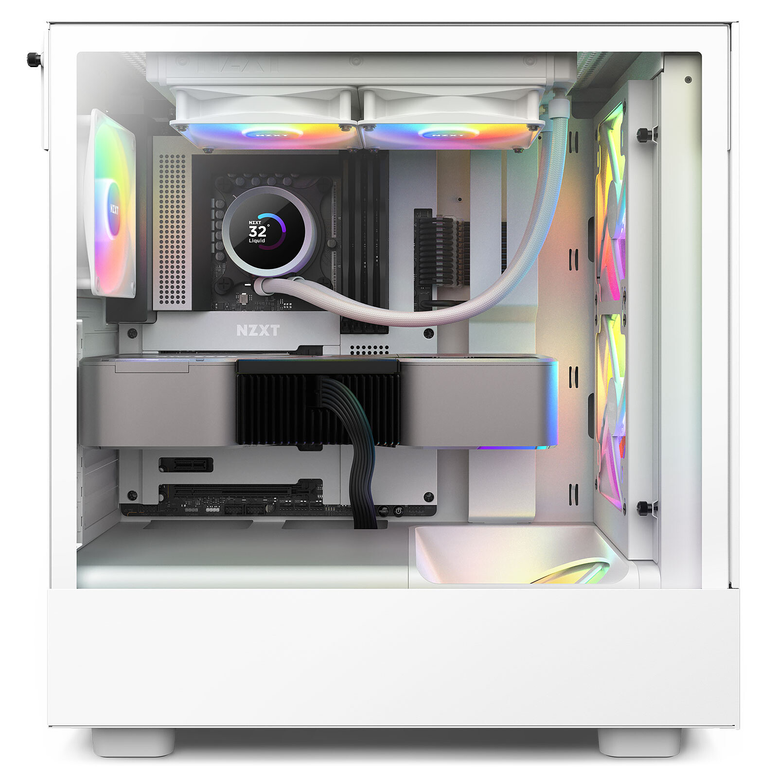 NZXT Kraken 240 RGB White - CPU fan - LDLC 3-year warranty