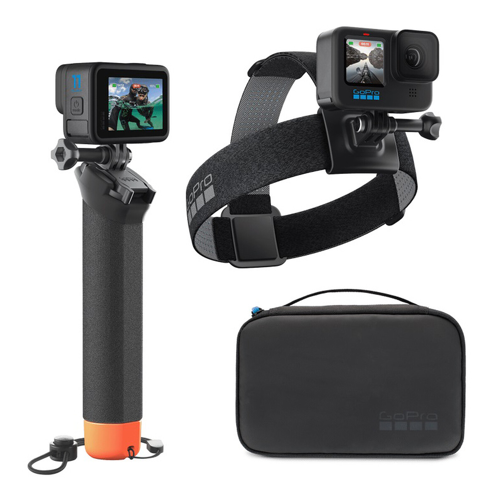 Kit d'accessoires de caméra d'action pour GoPro,montage pour GoPro