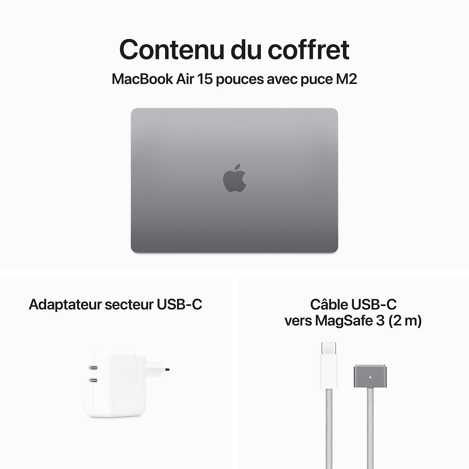 MacBook Air 13 et 15 pouces avec puce M2 - Apple (LU)