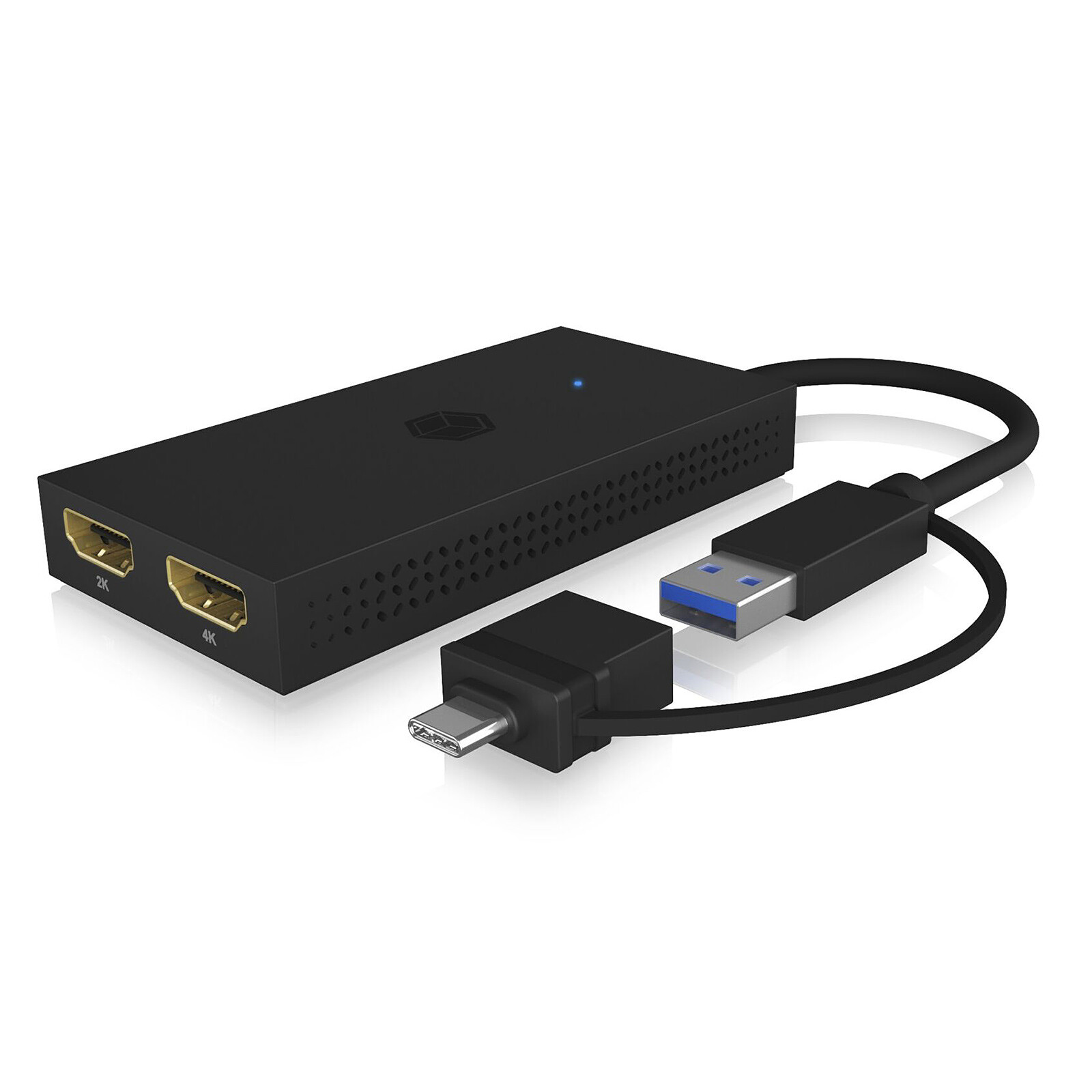 Adaptateur USB3.0 vers double HDMI - USB32HD2 - Connectique PC