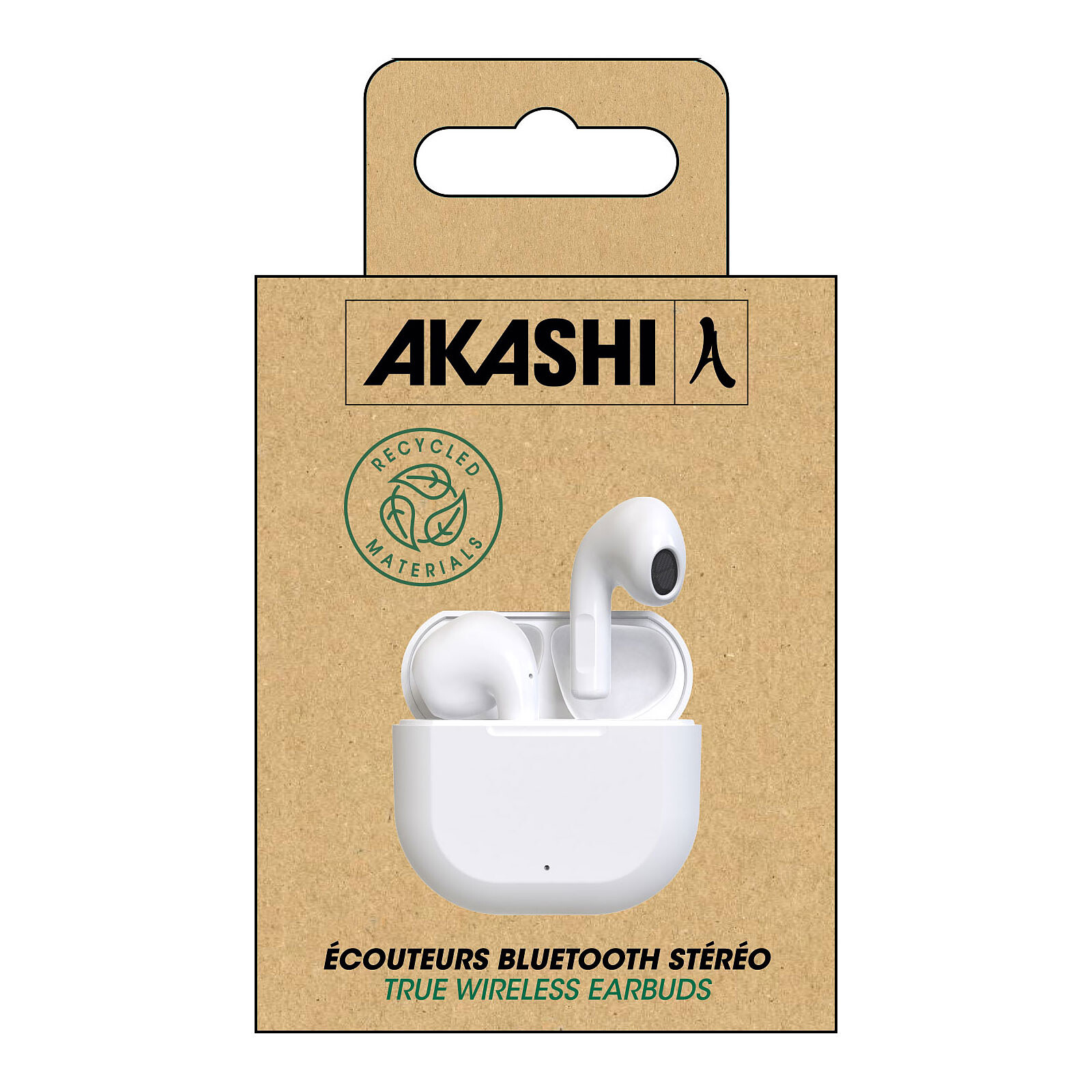 Akashi Écouteurs Stéréo Sans Fil Eco (Blanc) - Kit piéton et Casque -  Garantie 3 ans LDLC