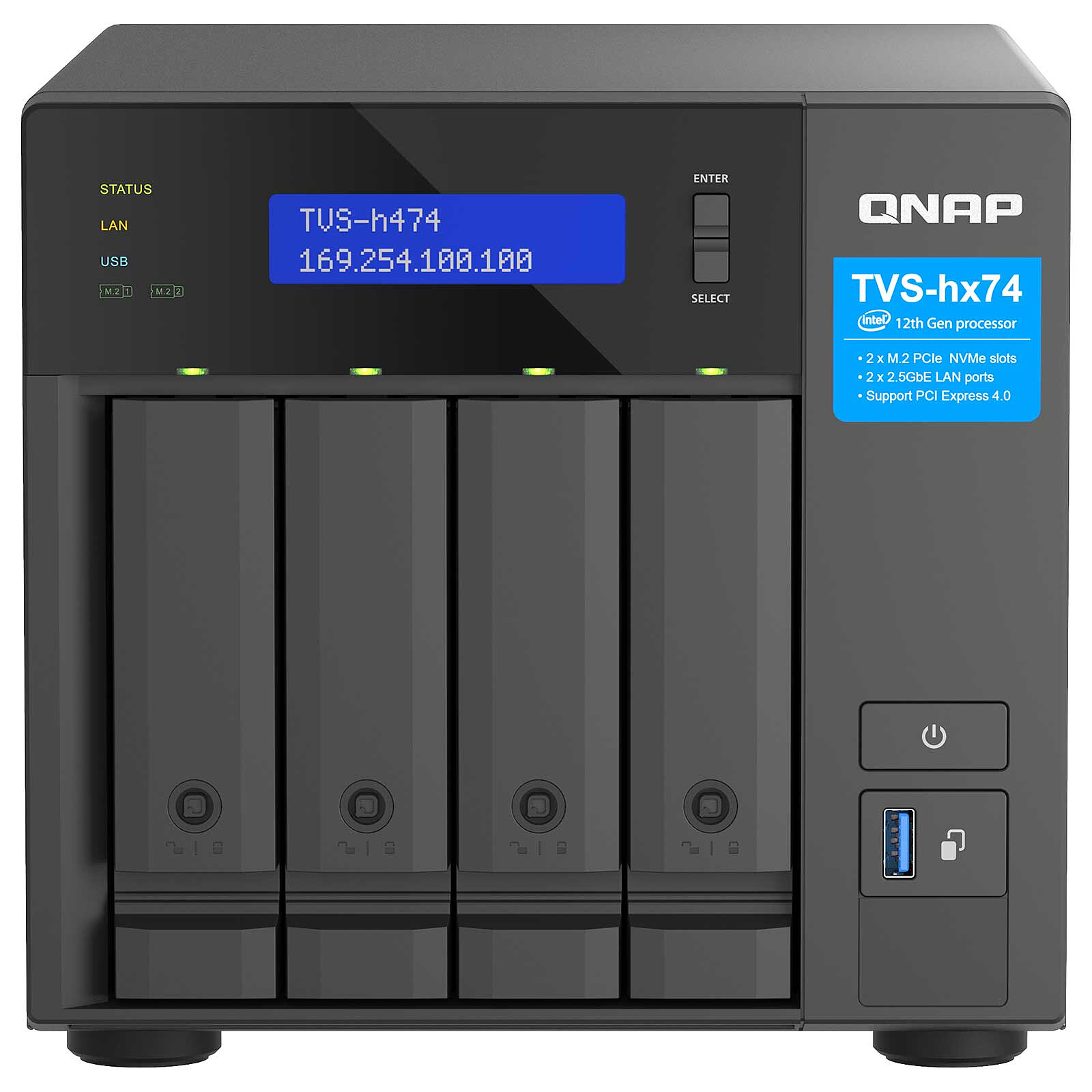 QNAP TS-433-4G - Serveur NAS - Garantie 3 ans LDLC