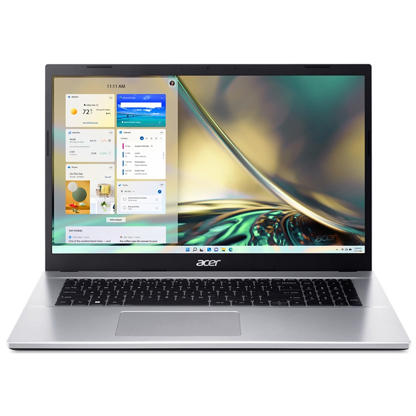 Repose-main Et Clavier Complet Pour Acer Aspire A317 - Neuf, Référence Originale 6B.HEKN2.001