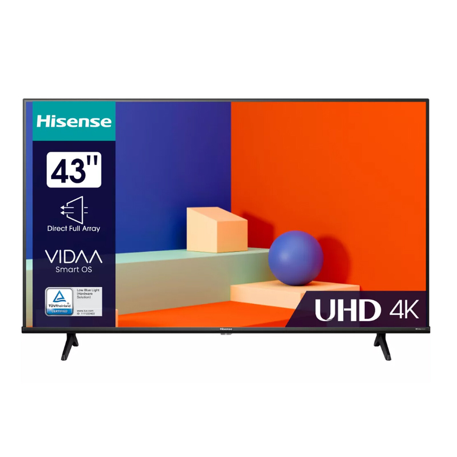 Pantalla Smart TV 55 pulgadas HISENSE Ultra HD 4K LED HDR10 HDMI USB 5 –  GRUPO DECME