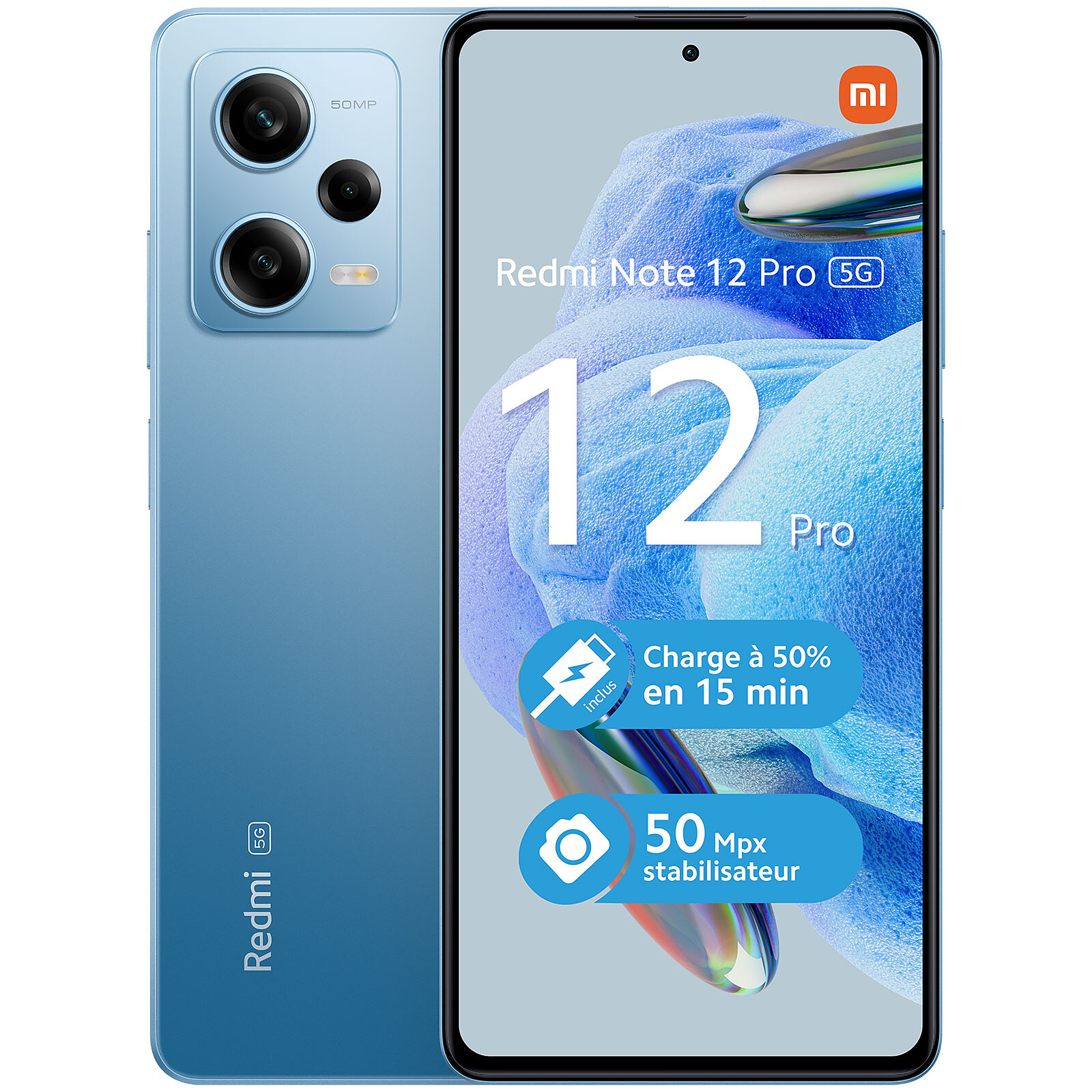 Xiaomi Redmi Note 12 Pro 5G Azul (6GB / 128GB) - Móvil y