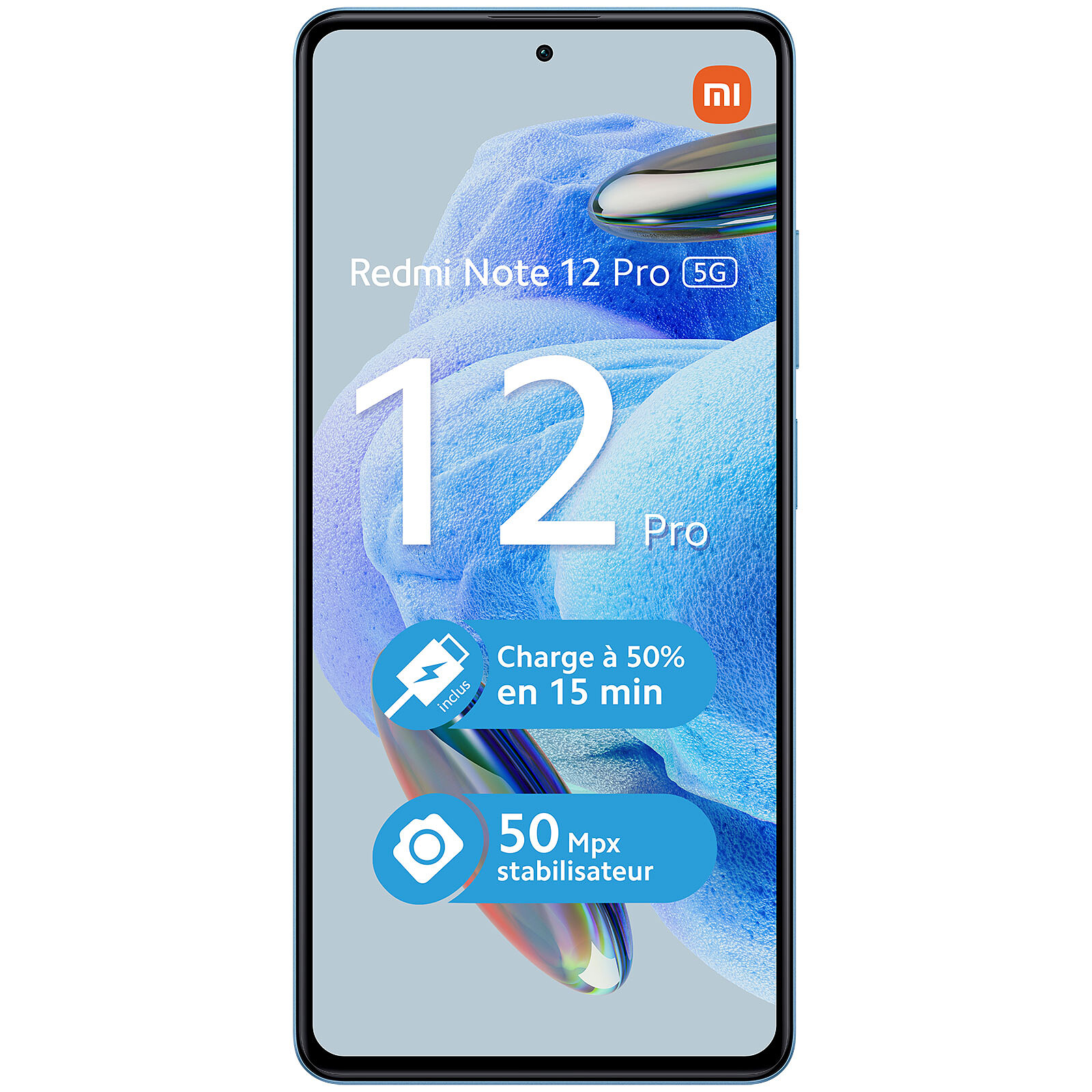 Xiaomi Redmi Note 12 5G (128GB + 6GB) Factory Unlocked 6.67 48MP Triple  Camera (ONLY T-Moble/Tello/Mint USA Market) + Extra (w/Fast Car Charger  Bundle) (Mystique Blue) : Cell Phones & Accessories 