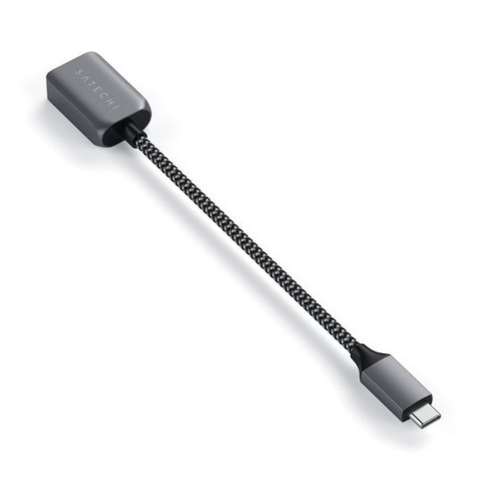 SATECHI USB-C 3.0 to USB-A 3.0 adapter - M/F - Grey - USB - LDLC 3