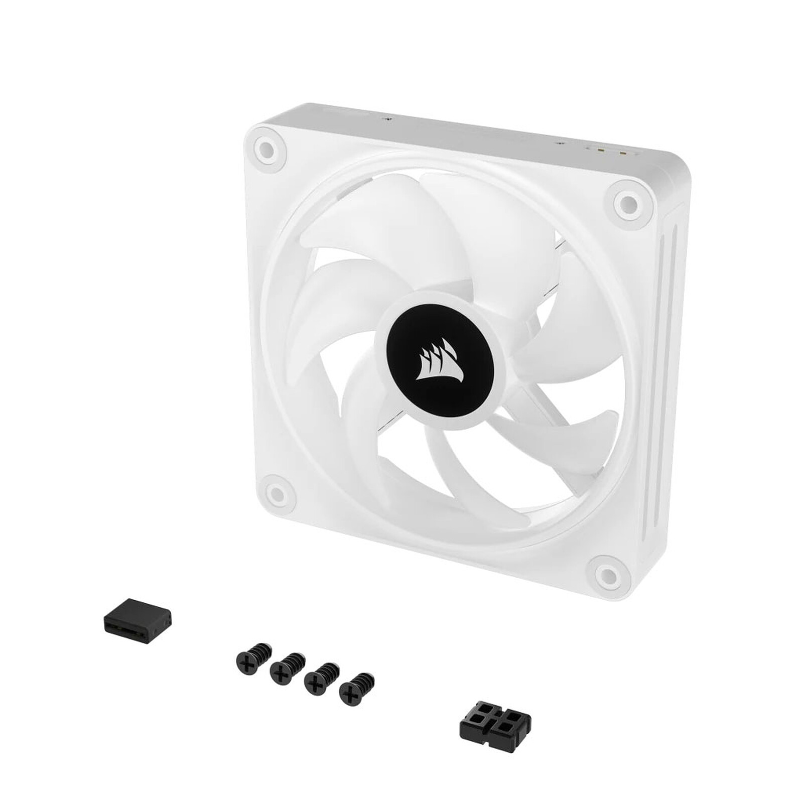 Kit d'extension ventilateur PWM PC 120 mm iCUE LINK QX120 RGB - Blanc 