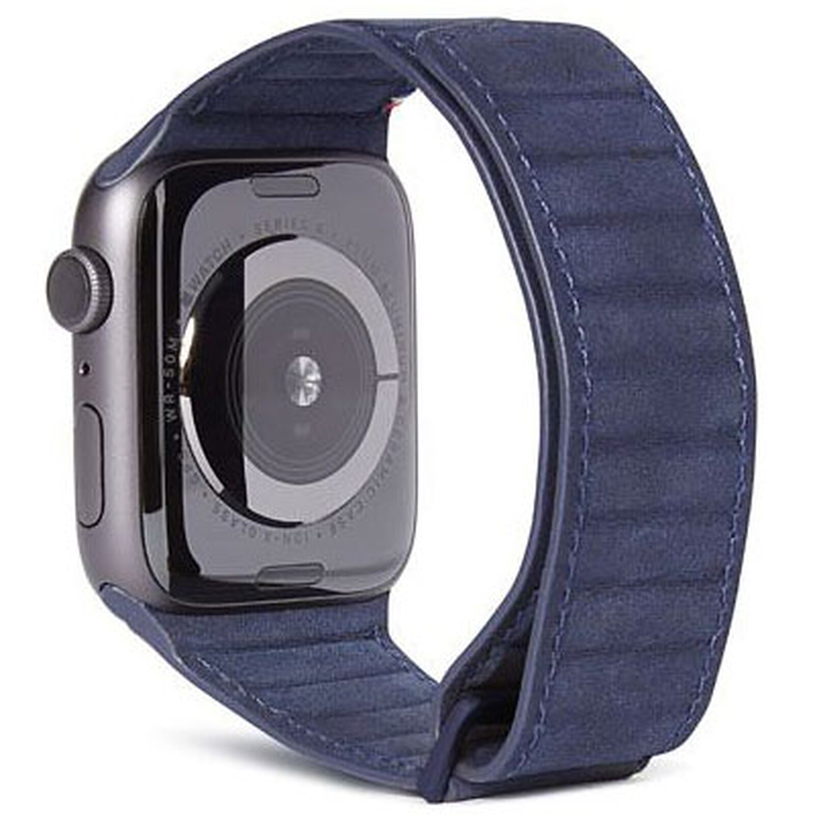 DECODED Bracelet Silicone Magnétique Bleu Marine Apple Watch 42/44/45 mm -  Accessoires montre et bracelet - LDLC