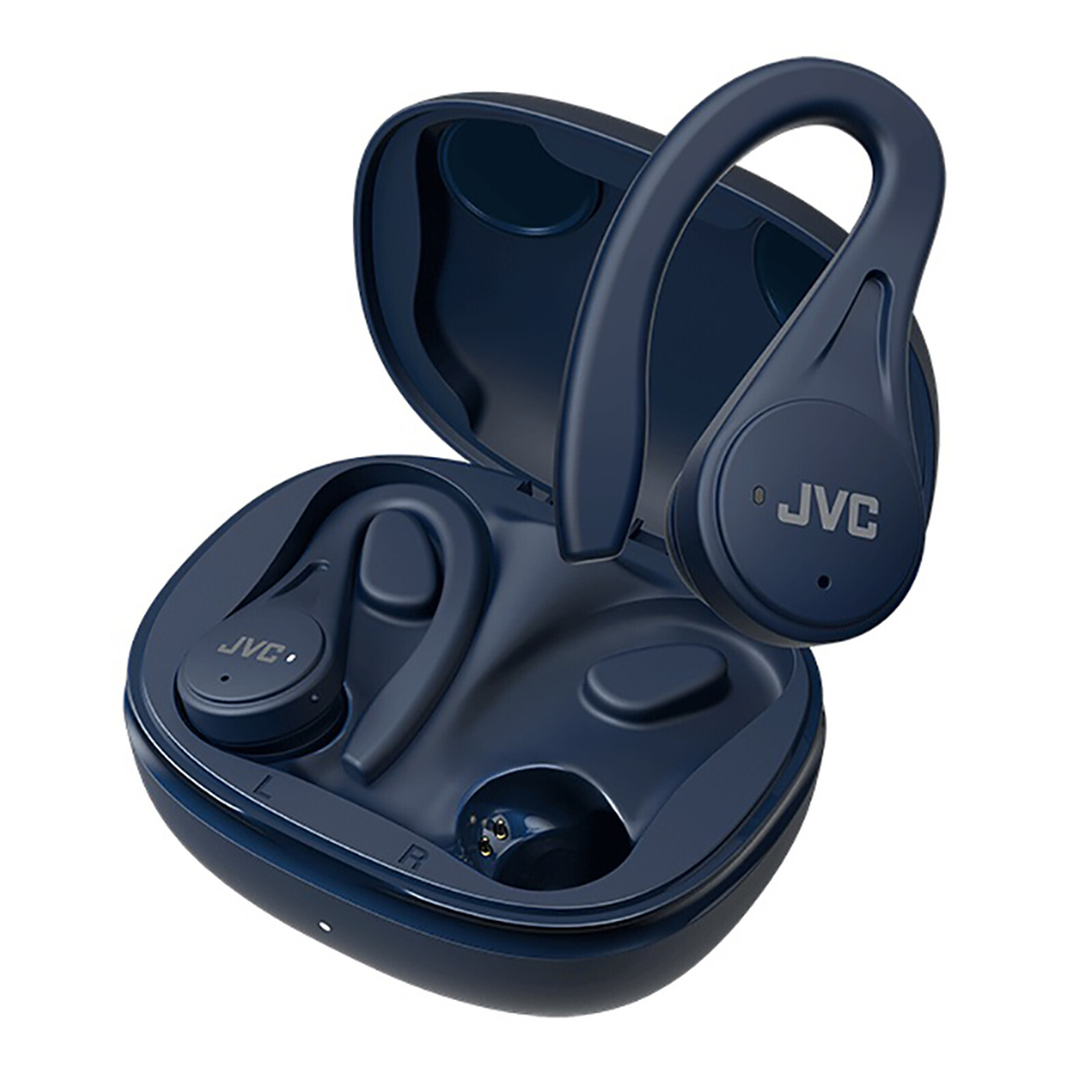 JVC Auriculares verdaderamente inalámbricos, Bluetooth 5.0, resistencia al  agua (Ipx5), batería de larga duración (4+10 horas), ajuste seguro y cómodo