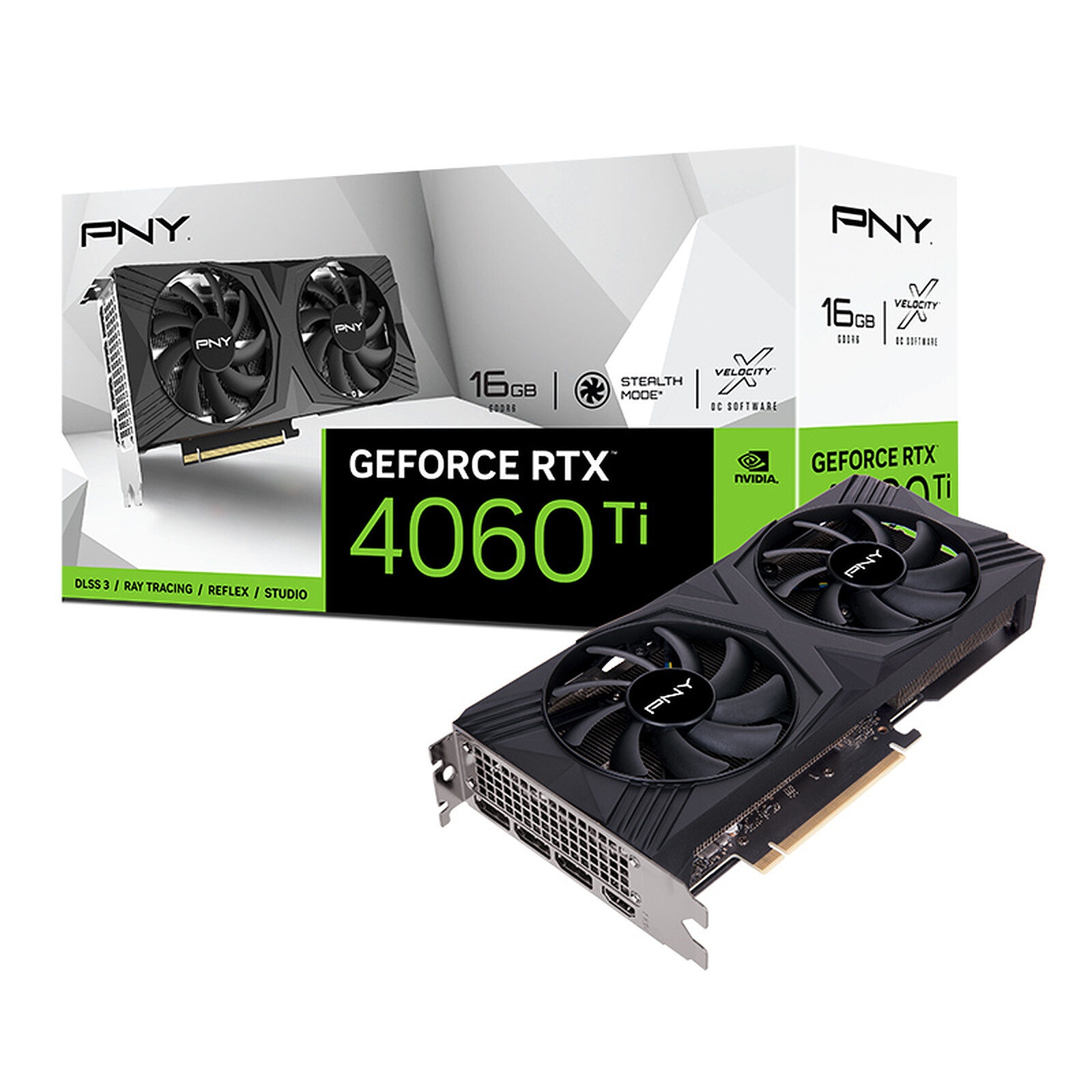 Carte Graphique Nvidia Palit GeForce RTX 3060 Ti Dual LHR 8Go à prix bas