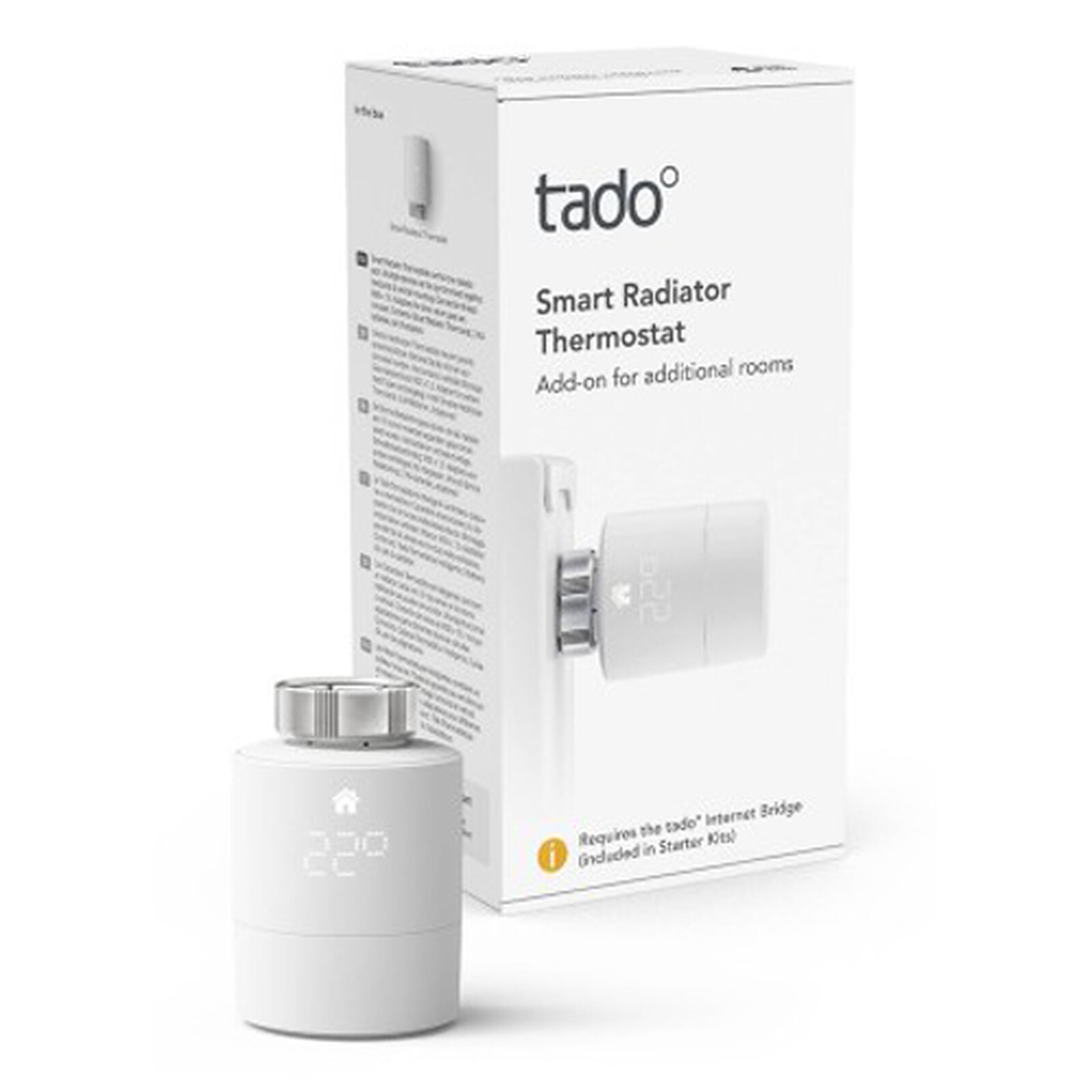 Tête thermostatique connectée TADO Tête thermostatique additionnelle Tado