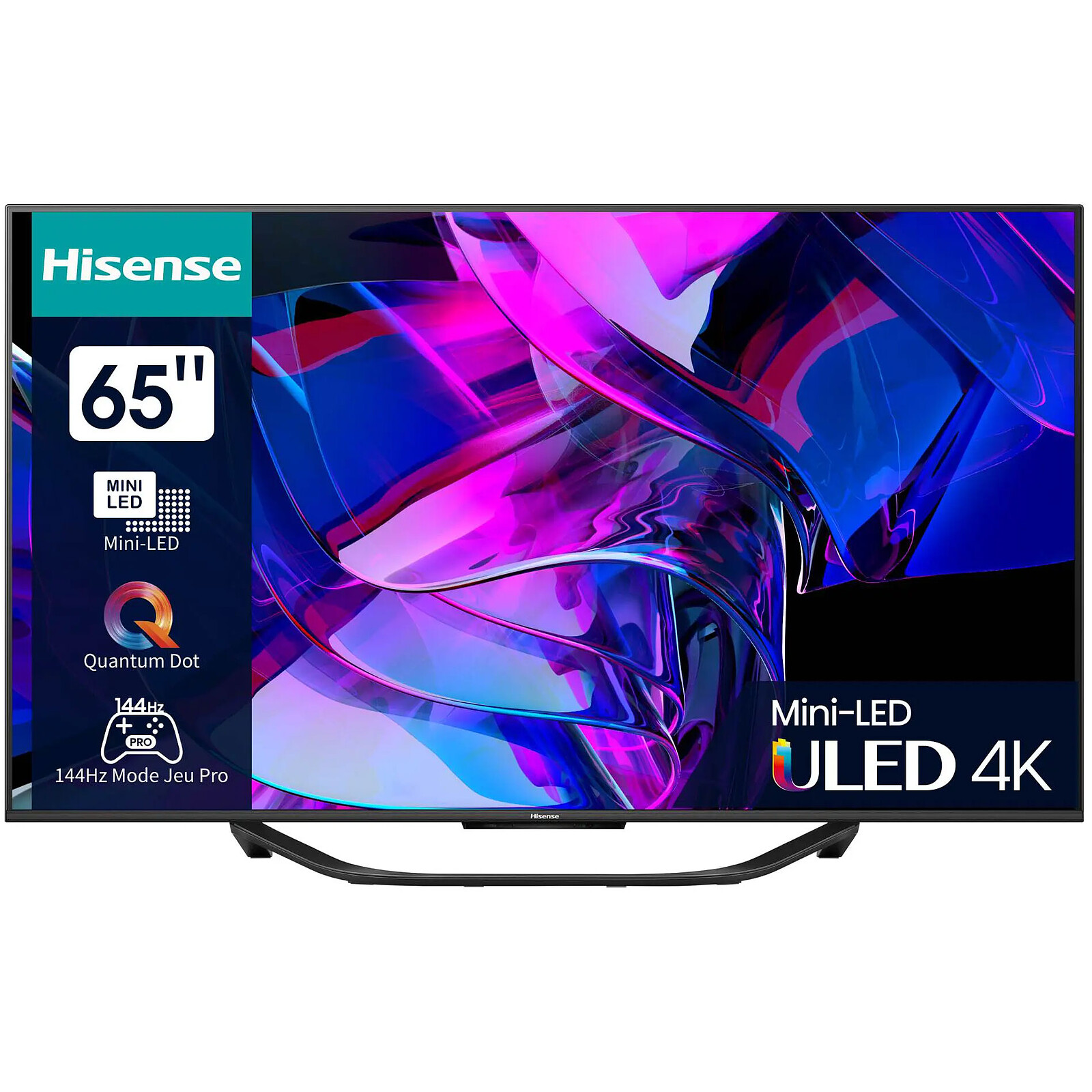 TV 65 MiniLED Hisense 65U7KQ - 4K 120Hz, FALD, Smart TV, HDR10+, Dolby  Vision/Atmos 40W, HDMI 2.1