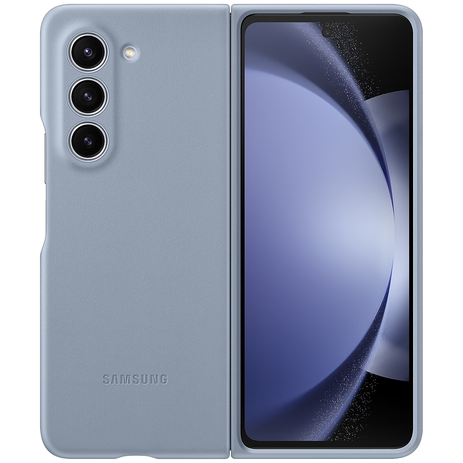 Funda de ecopiel azul Samsung Z Fold 5 - Funda de teléfono - LDLC