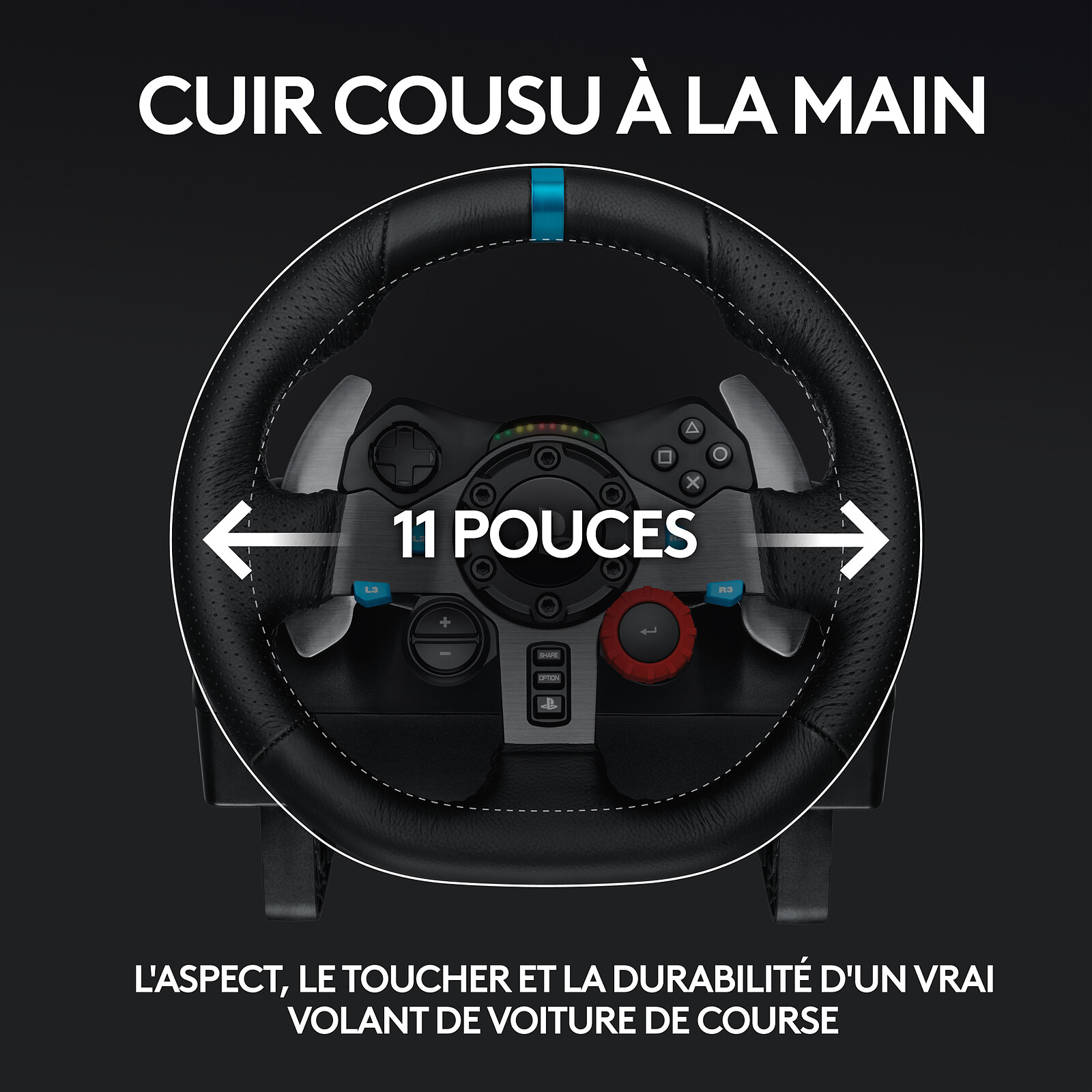 Logitech G29 Driving Force - PC game racing wheel - LDLC 3-year warranty