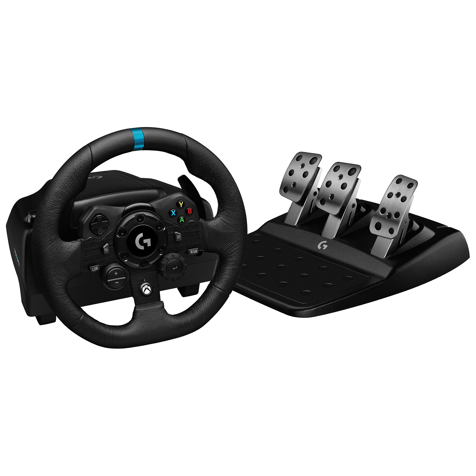 Volante  Krom K-Wheel, Juego de volante y pedales, PC/PS3/PS4/Xbox One