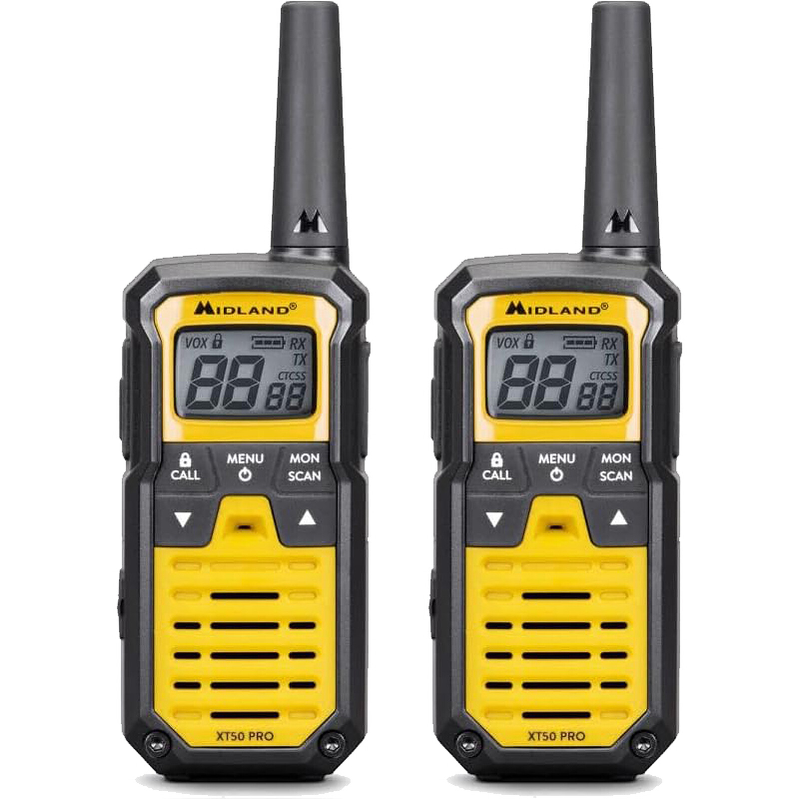 Lot de 2 talkies-walkies XT50 Midland - Accessoire chasse
