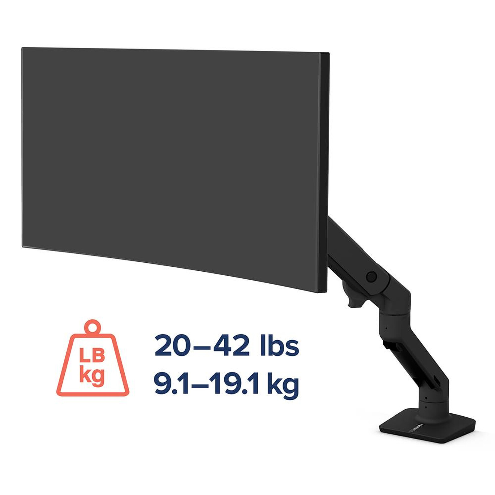 Soporte duradero para dos monitores con brazo para 2 pantallas - Brazo y  soporte - LDLC