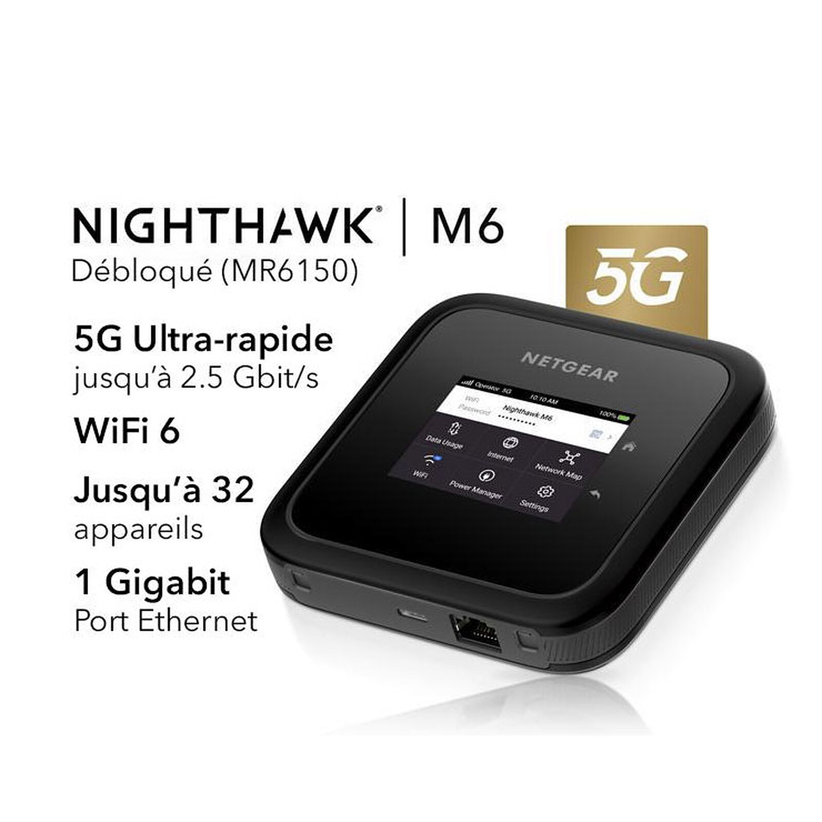 Acheter Routeur 5G portable Netgear Nighthawk M5 (MR5200-100EUS)