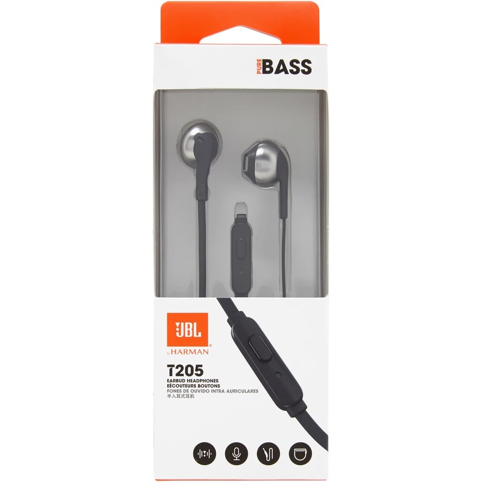 JBL Tune 290 Black / Auriculares InEar con cable