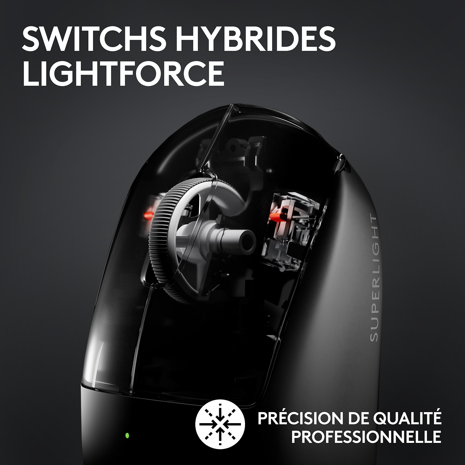 Logitech Souris de gaming Pro X Superlight 2 Lightspeed Noir