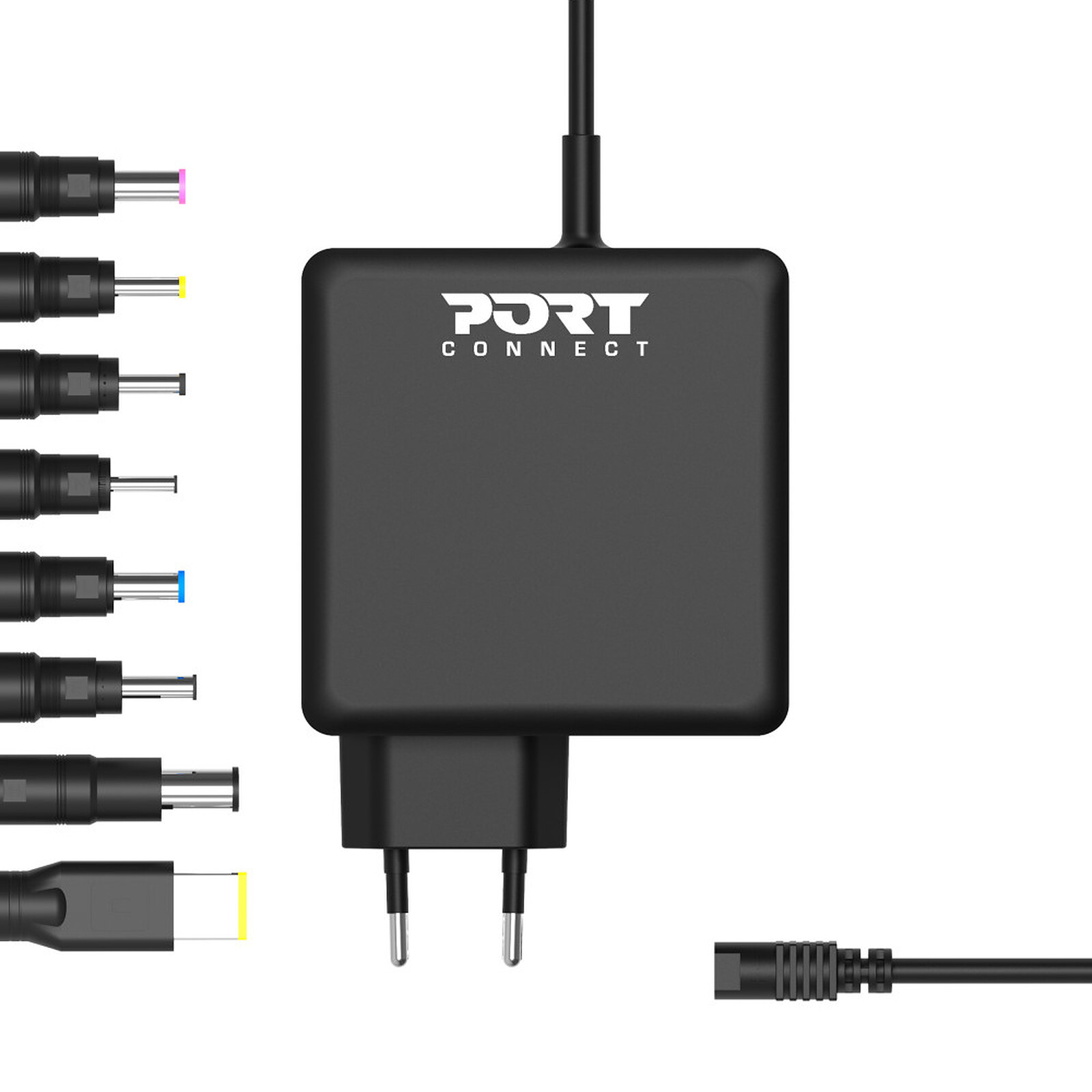 PORT Connect Adaptateur secteur universel 8 embouts 65W - Chargeur PC  portable - Garantie 3 ans LDLC