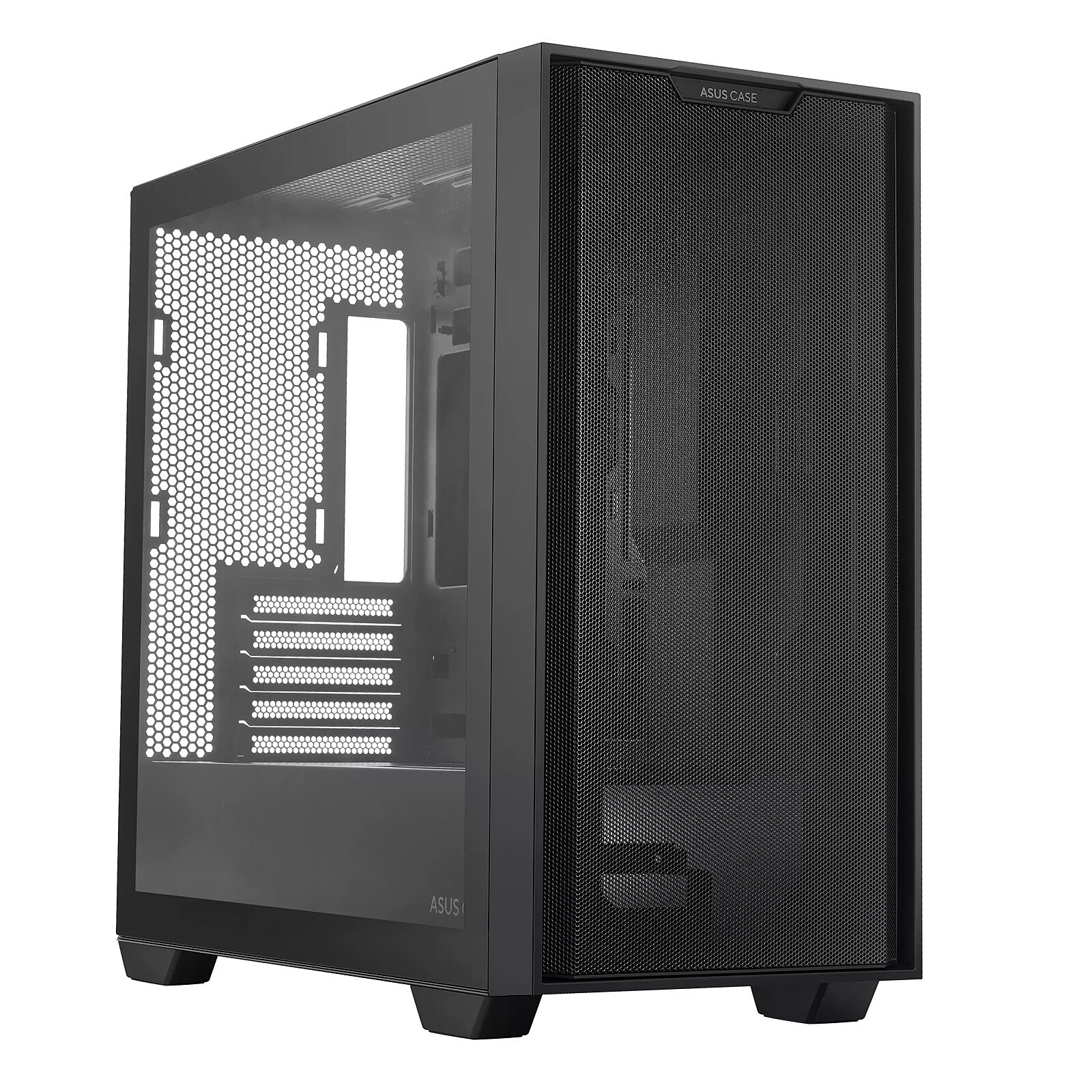 ASUS Prime AP201 Black MicroATX Supports 338mm Graphics Cards, 360mm  Coolers, Standard ATX PSUs, Tool-Free Side Panels, Tempered Glass Front  Panel