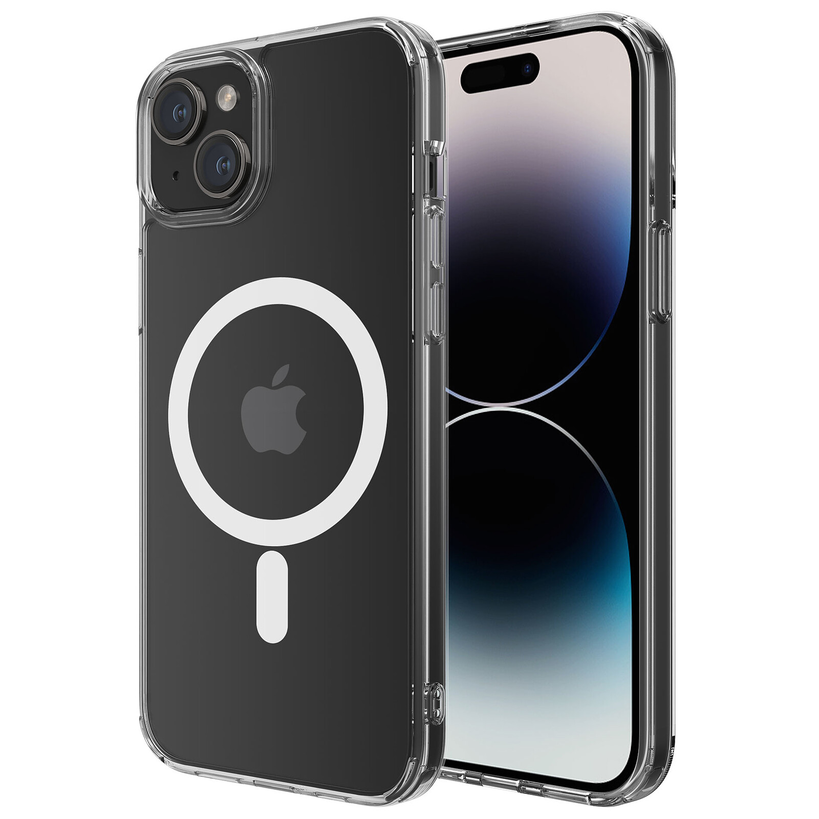 QDOS Fuerza Híbrida con Snap Apple iPhone 15 Plus - Funda de teléfono - LDLC