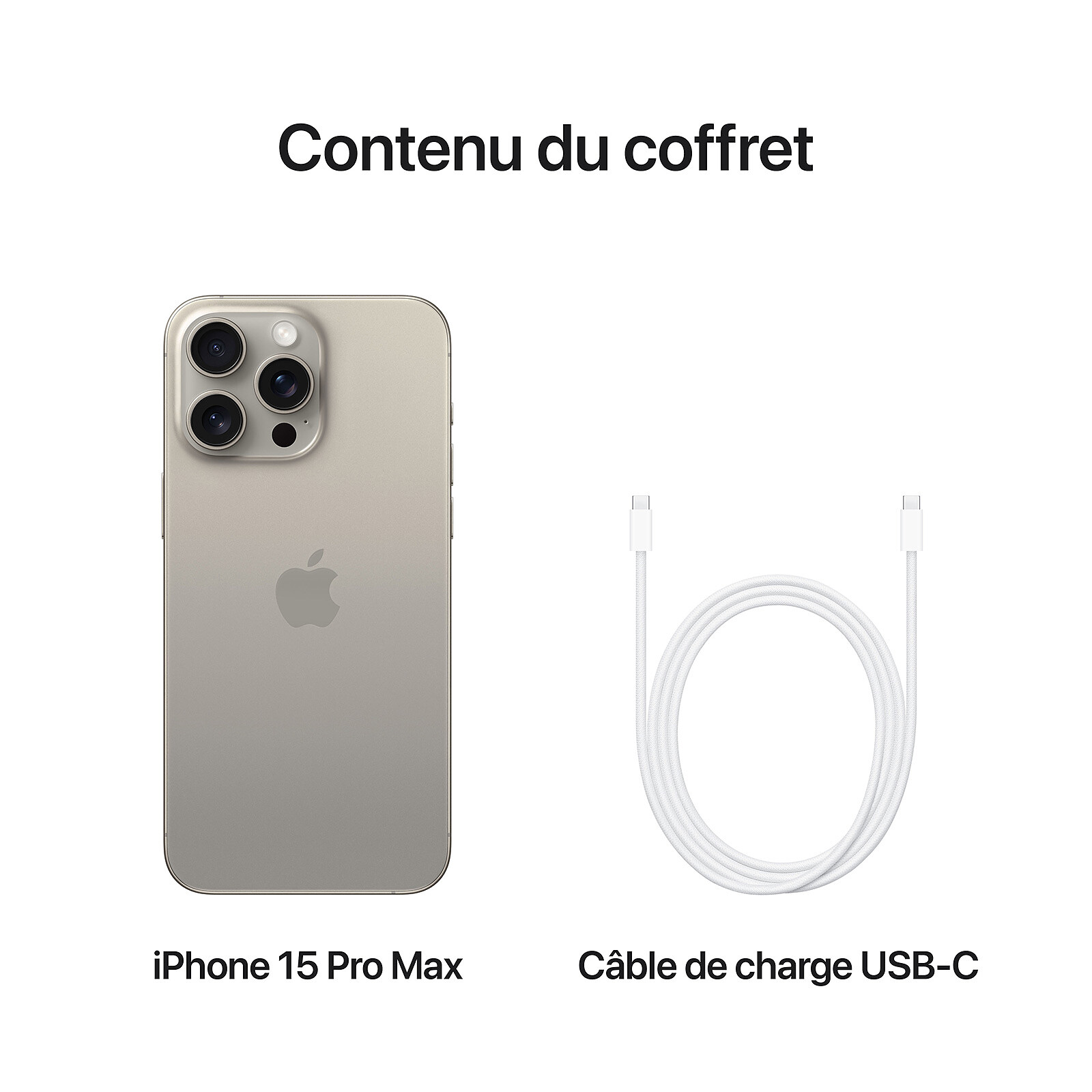 Apple iPhone 15 Pro Max 512 Go Titane Naturel · Reconditionné