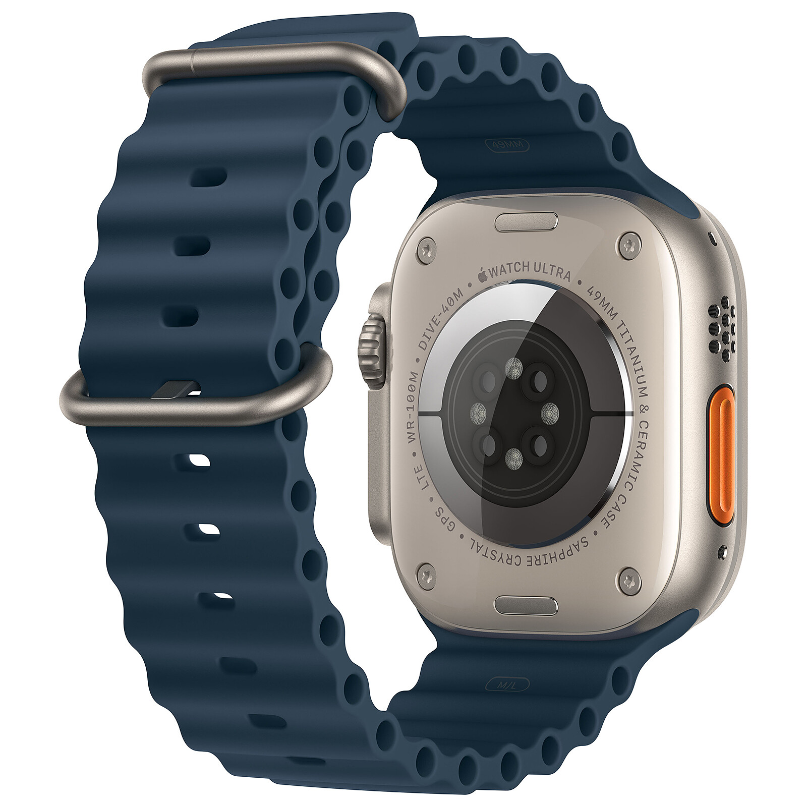 Apple Watch Ultra 2 GPS + Cellular Titanium Case Blue Ocean Band 49 mm - Montre  connectée - Garantie 3 ans LDLC