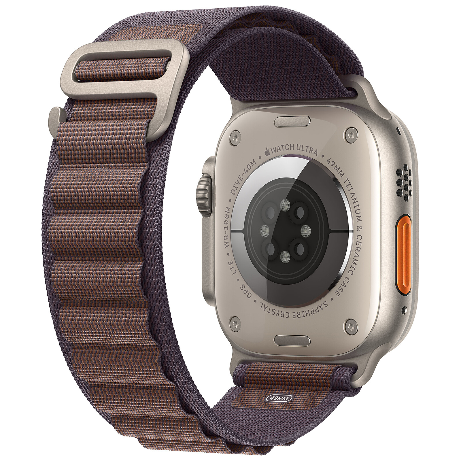 Apple Watch Ultra 2 GPS Cellular Titanium Case Indigo Alpine Loop 49 