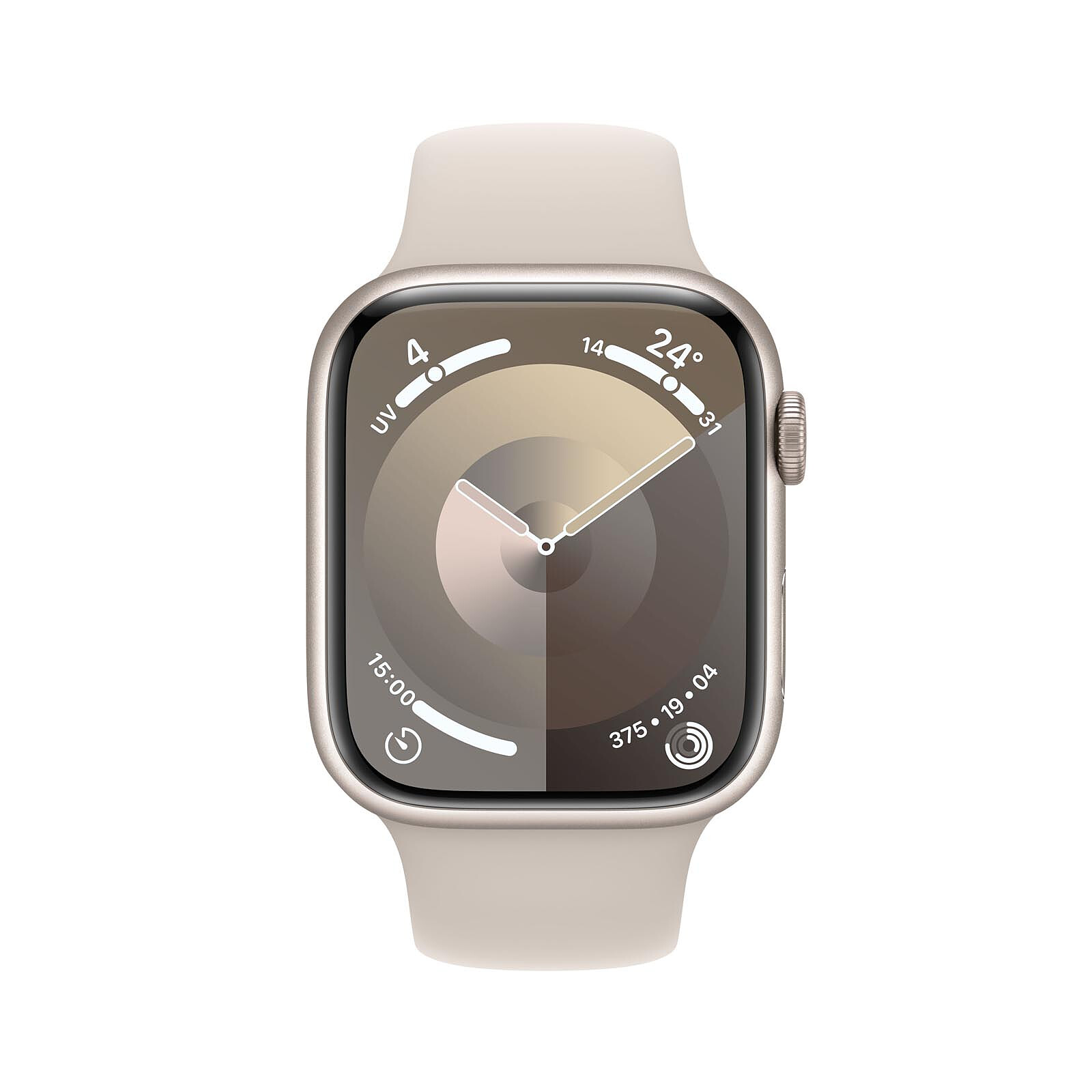 Apple Watch Series 9 - GPS + Cellular - 45mm - Aluminium Lumière