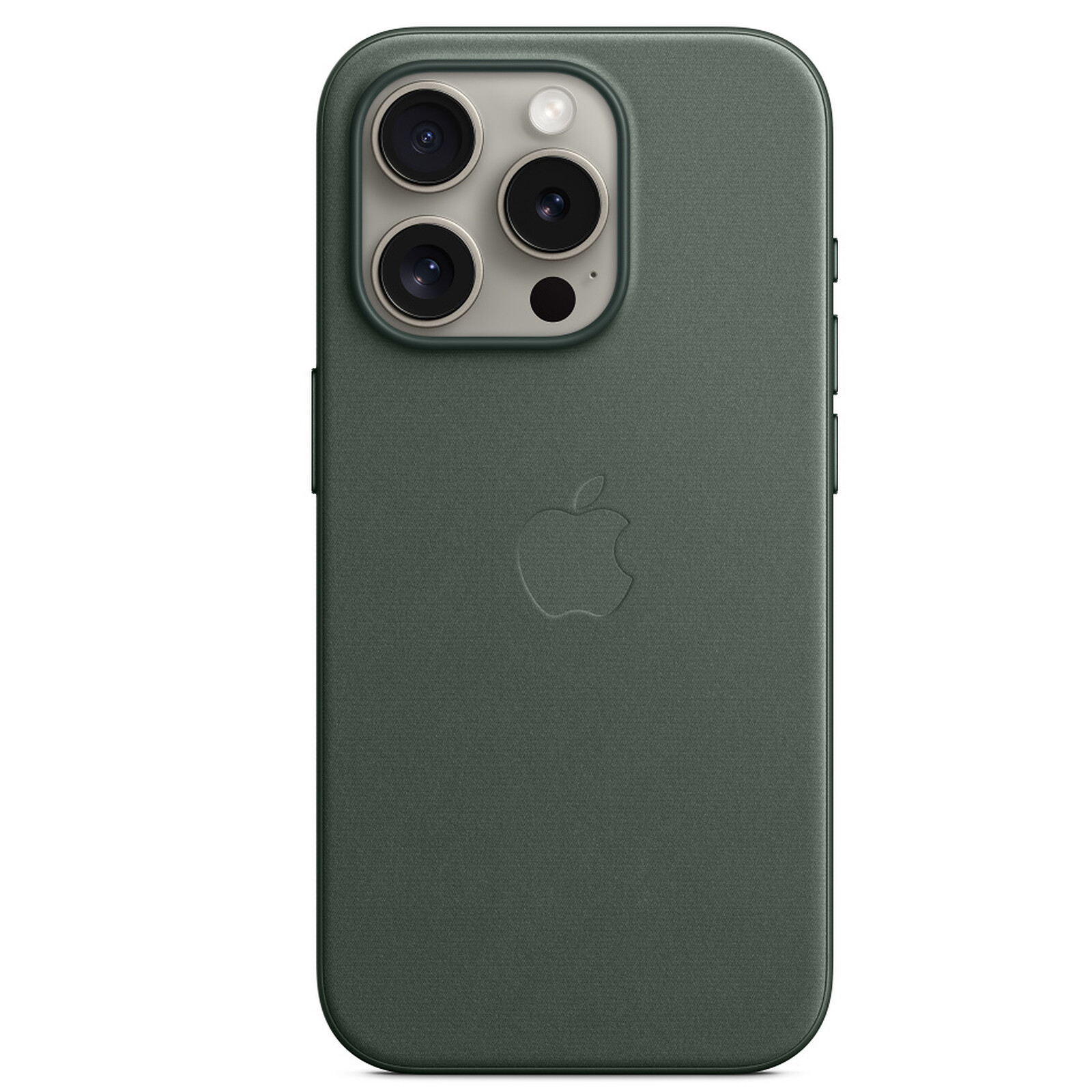 Coque iPhone 15 Pro - Bio Eco-Friendly nature avec cordon collier - Vert  foncé - Acheter sur PhoneLook