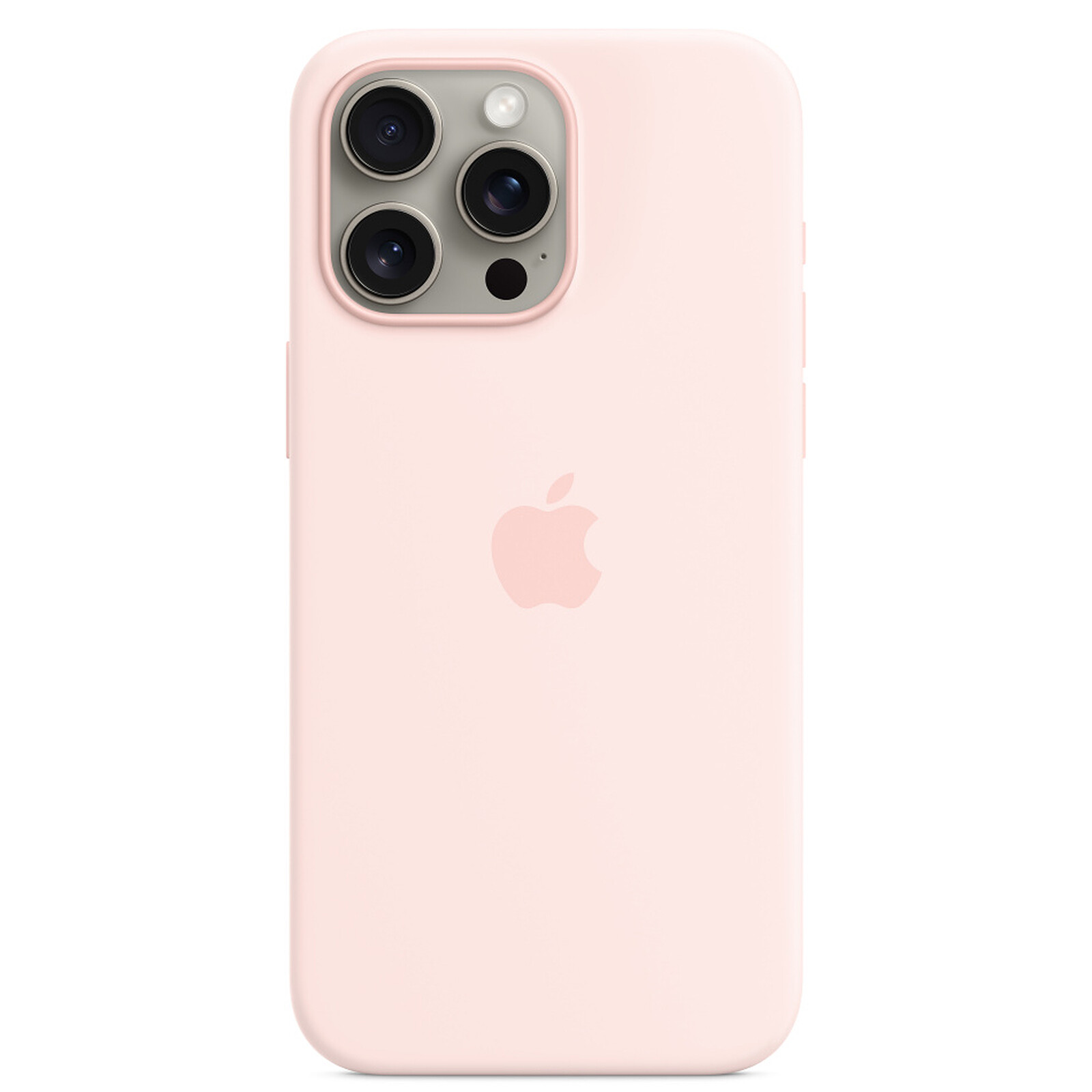 Apple Silicone Case with MagSafe Rose Pâle Apple iPhone 15 Pro Max (MT1U3ZM/ A) - Achat Coque téléphone Apple pour professionnels sur