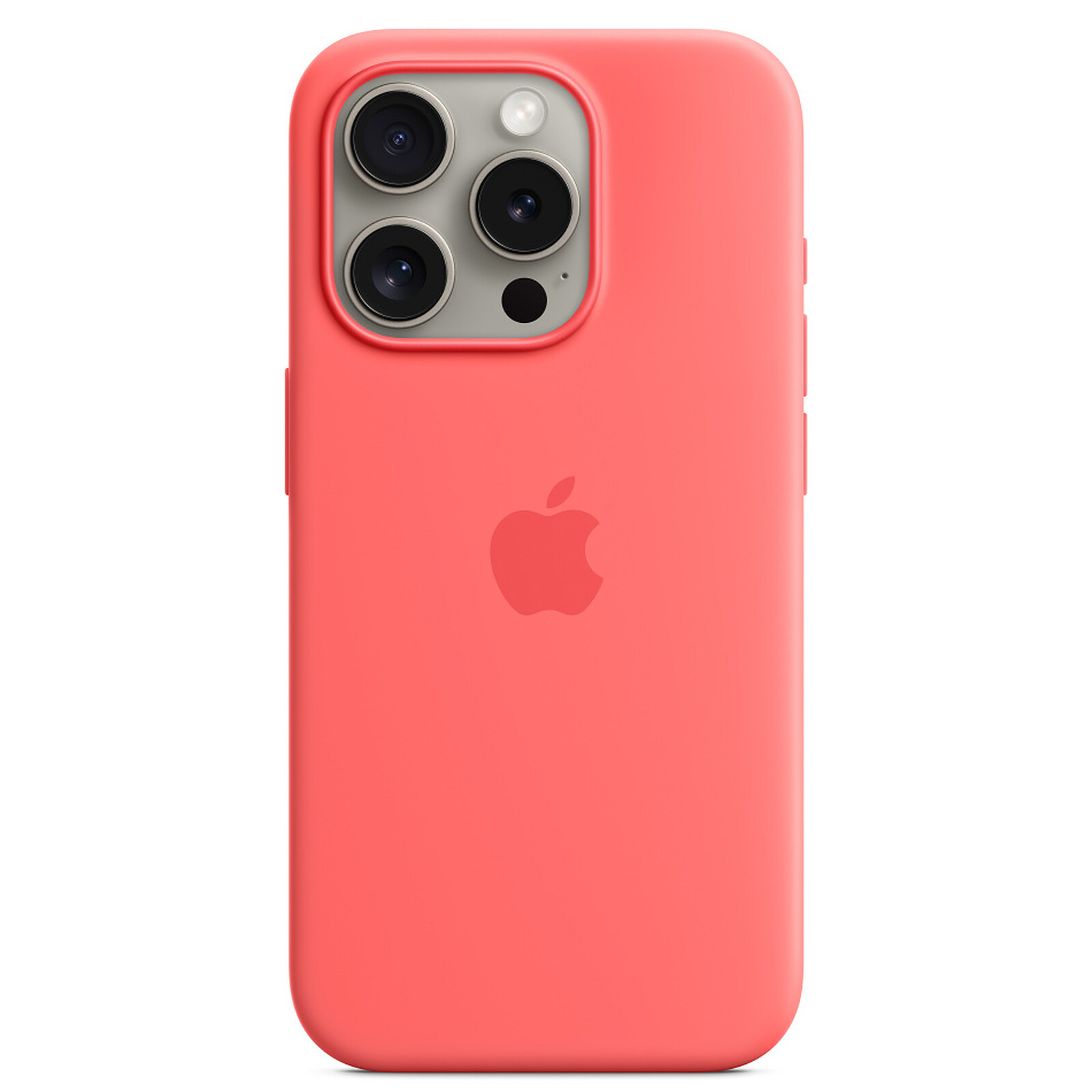 Funda de silicona con MagSafe Guava Apple iPhone 15 Pro - Funda de teléfono  - LDLC