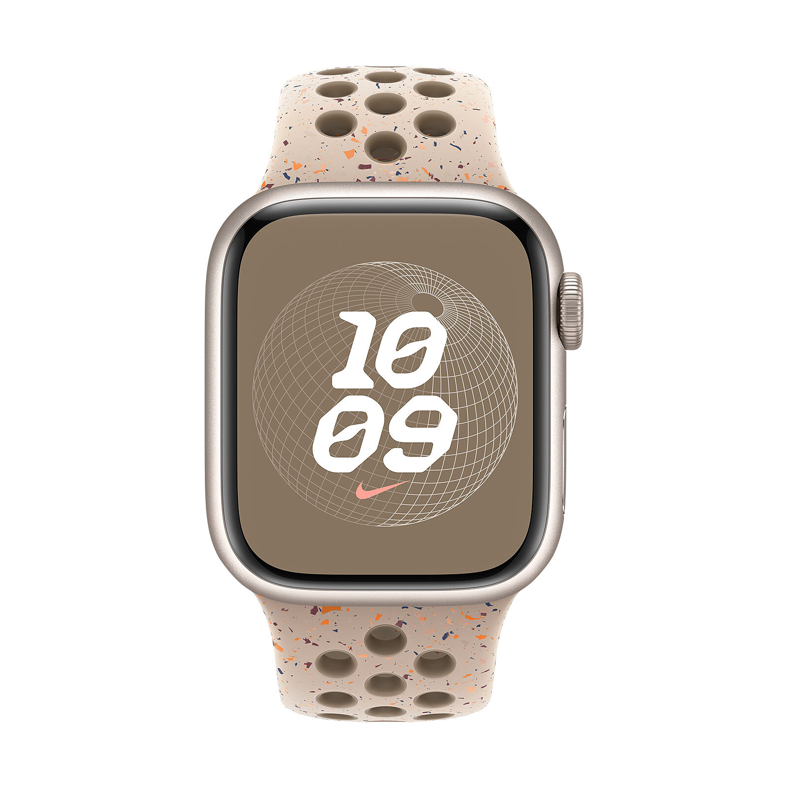 Acheter un modèle Apple Watch SE GPS, Boîtier en aluminium lumière  stellaire de 40 mm, Bracelet Boucle unique tressée minuit - Taille 1 - Apple  (FR)