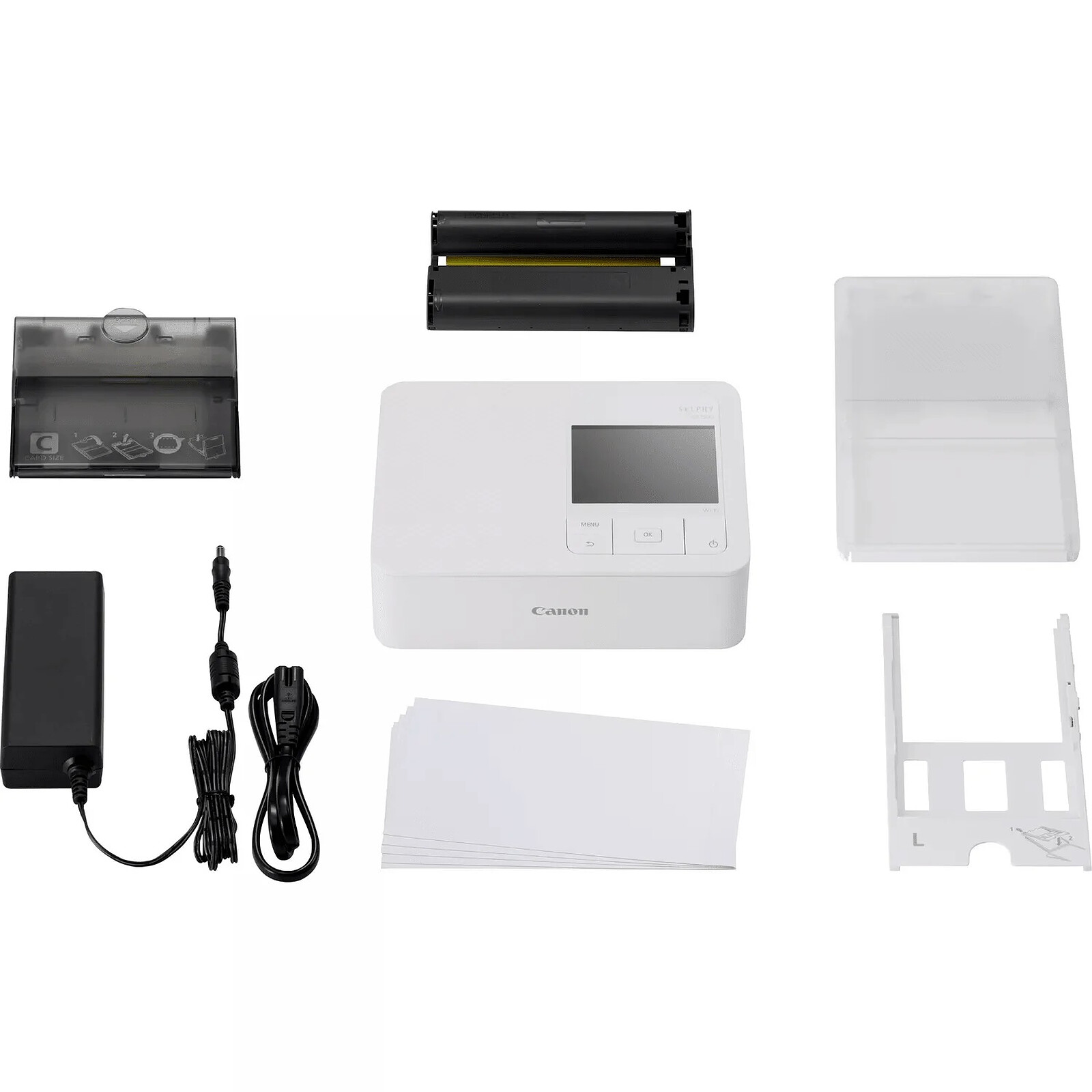 Kit imprimante photo portable Canon SELPHY CP1500, noire + 54 feuilles de  papier photo dans Imprimantes Wi-Fi — Boutique Canon France