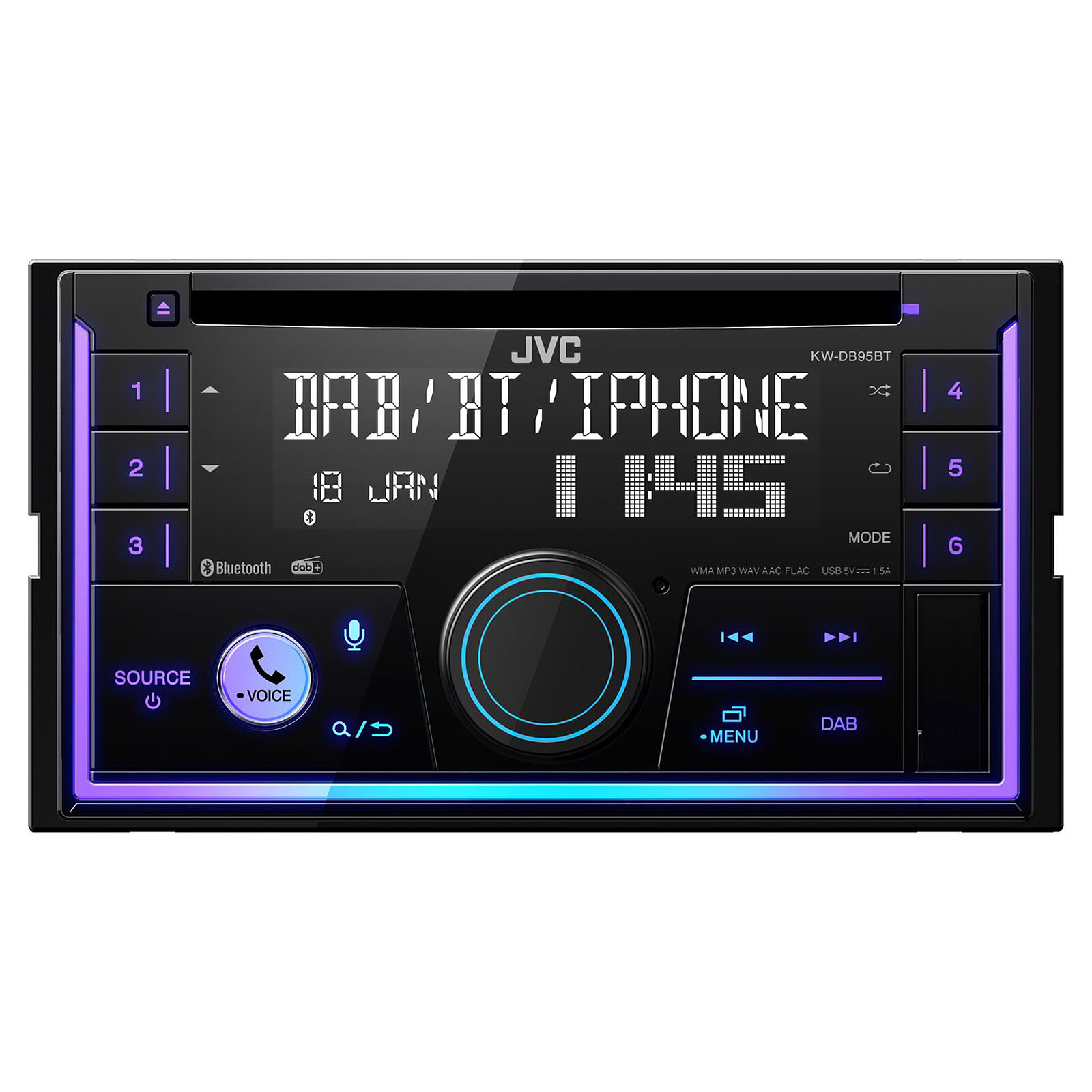 Pioneer SPH-20DAB 1-DIN receiver with DAB/DAB+ Digital Radio Bluetooth –  Car Audio Centre