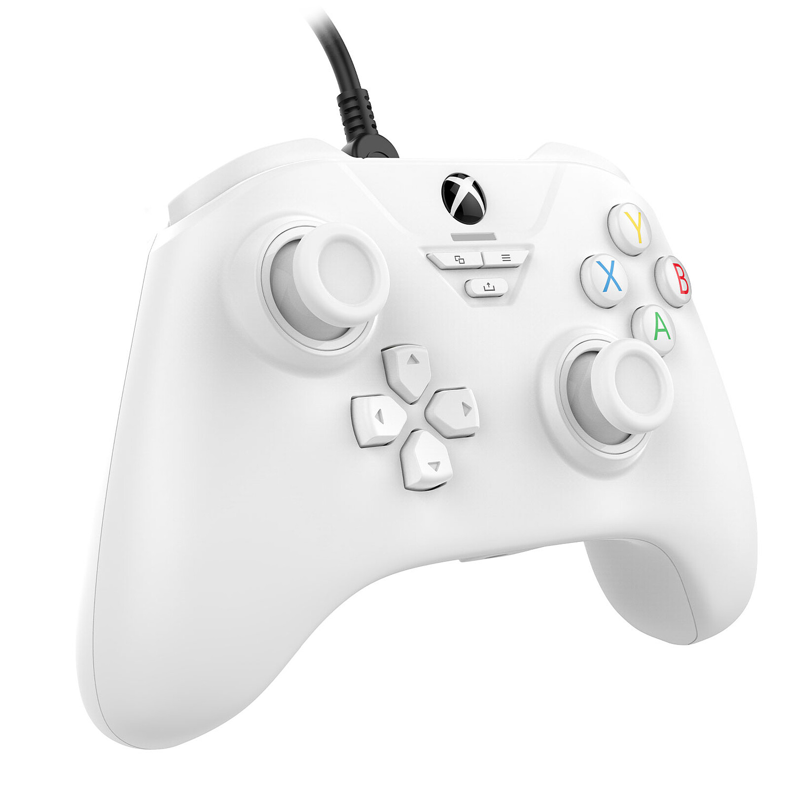 Contrôleur filaire Chronus pour Xbox One, manette Xbox avec prise audio  casque 3,5 mm (blanc)