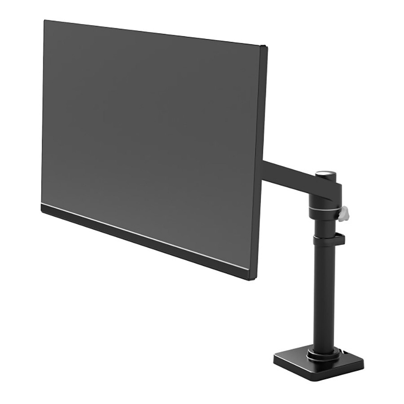 ONKRON D101FS Support d'écran de 13 à 34 pouces, pivotant 360°, Noir