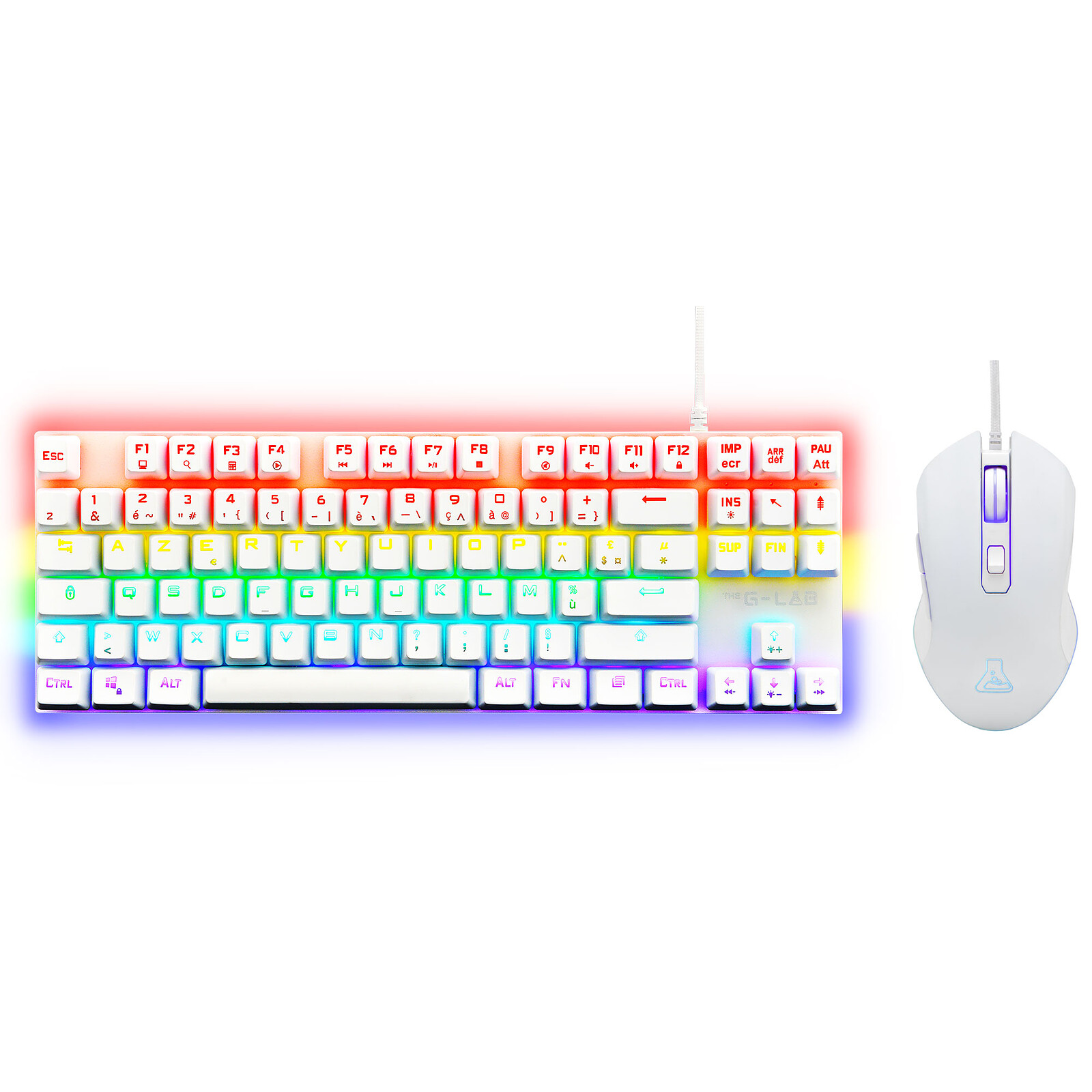 The G-Lab Combo Tungsten (IT) - Keyboard & mouse set - LDLC 3-year