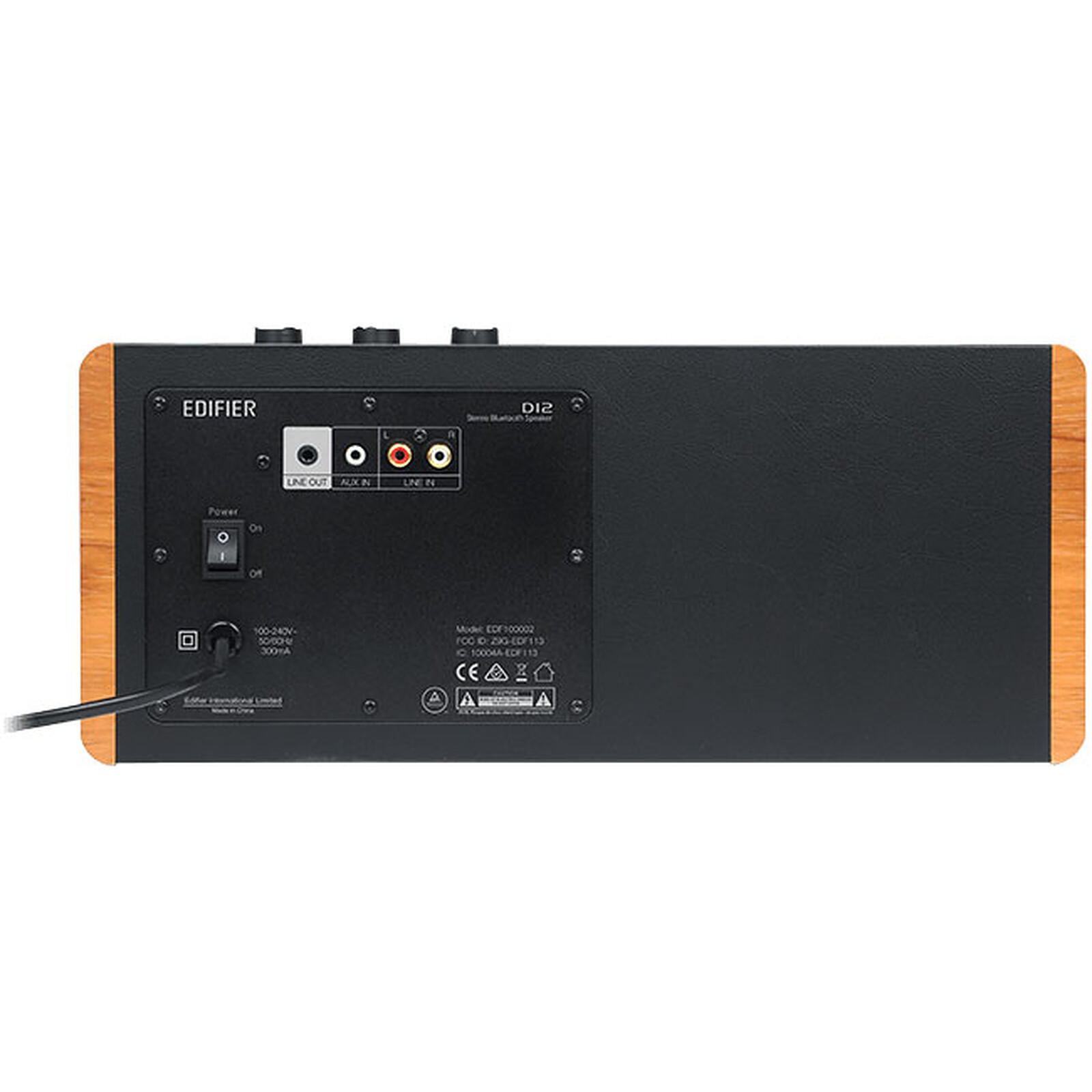 Edifier D12 Altavoces Bluetooth 70W RMS Negro