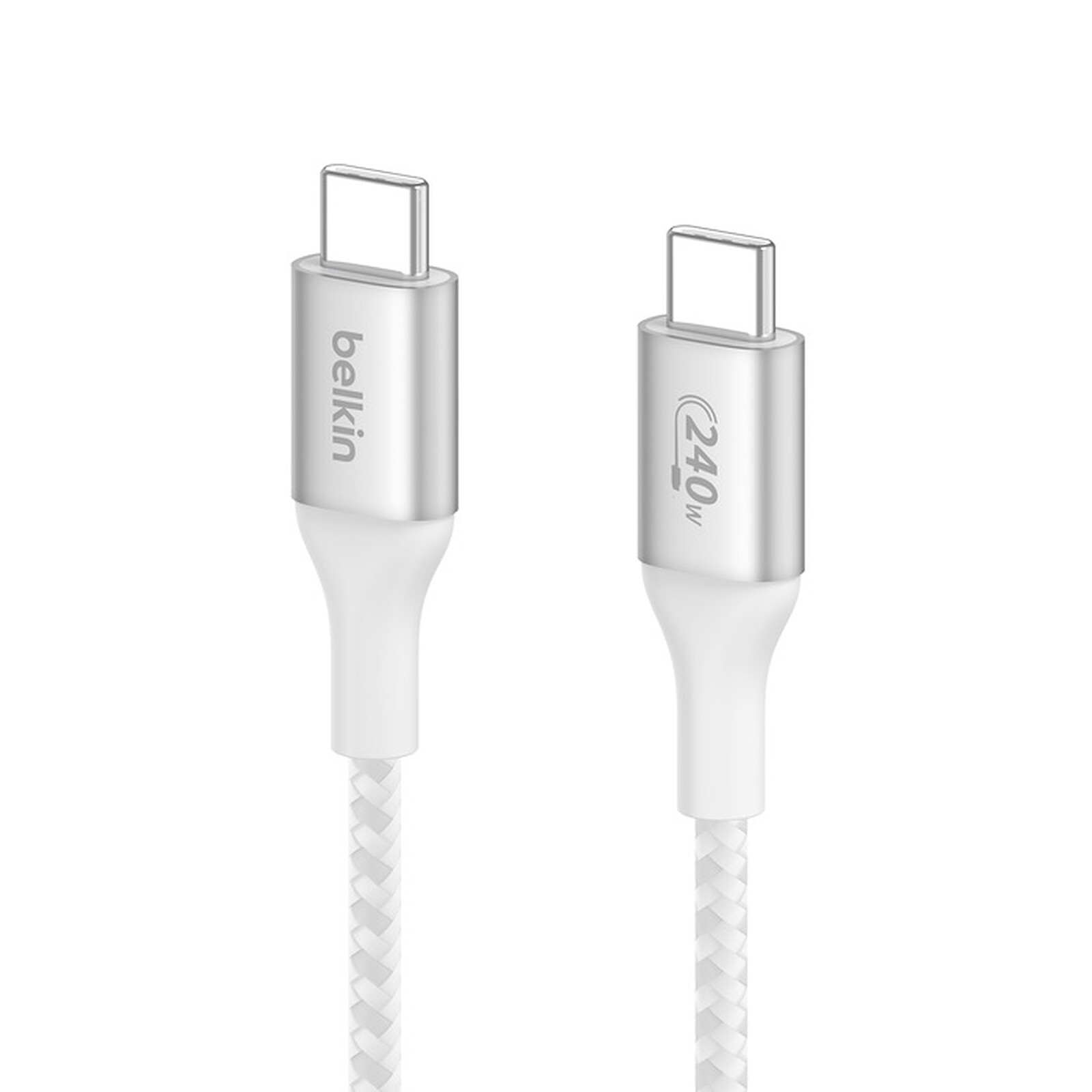 Belkin 2x câbles USB-C vers USB-C (blanc) - 1 m - USB - Garantie 3