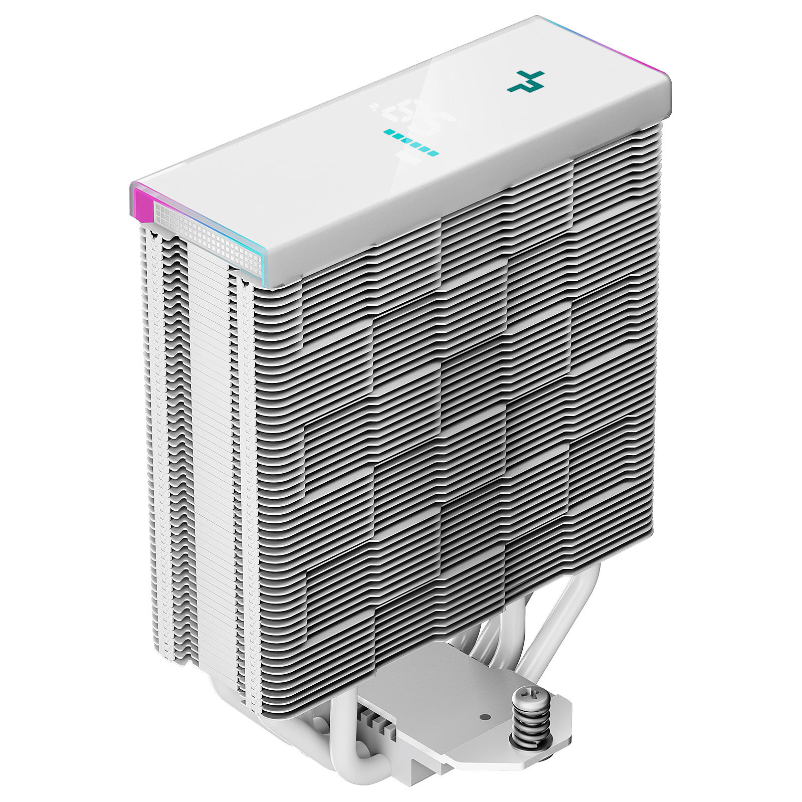 DeepCool-Refroidisseur d'air CPU à affichage numérique, kit de