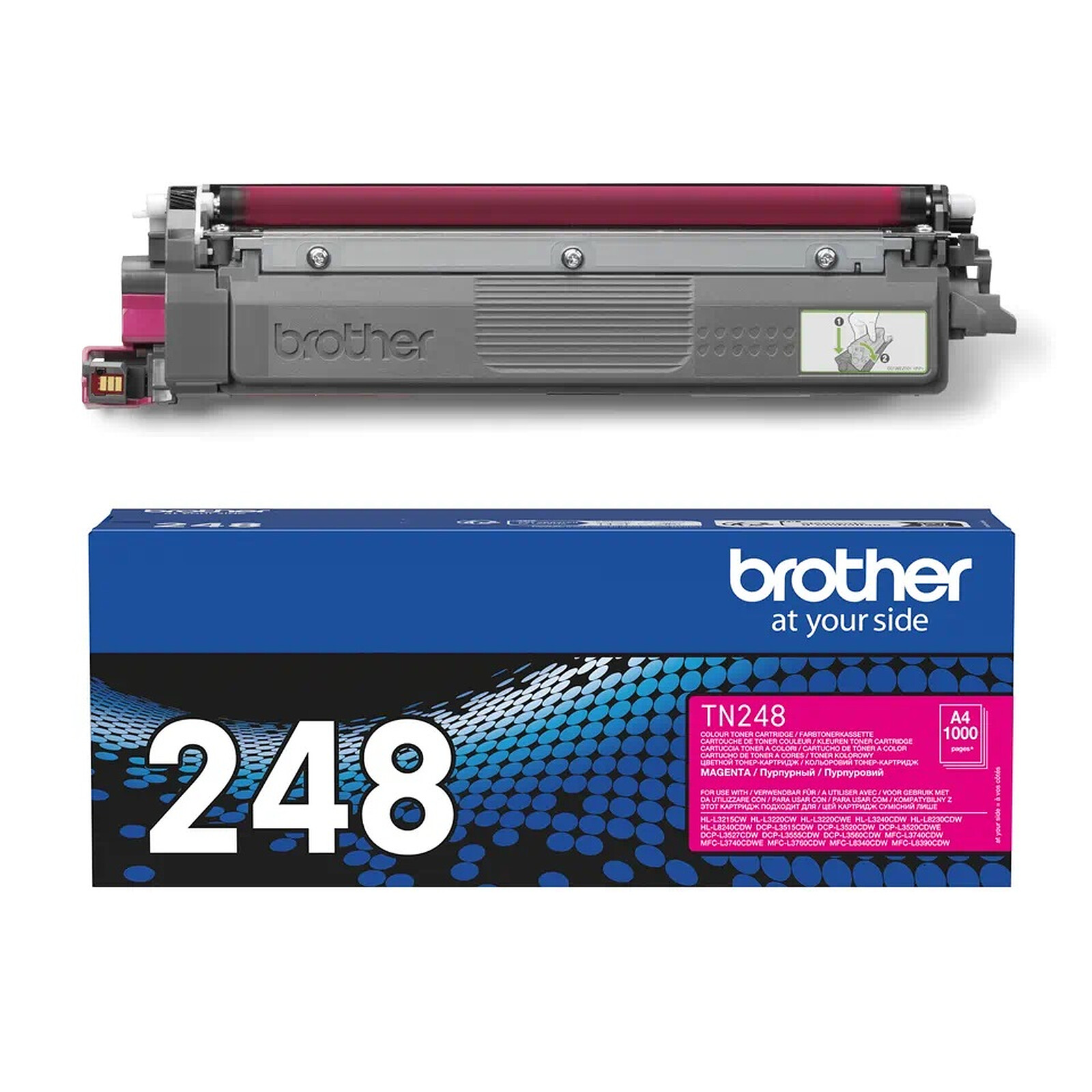 BROTHER TN-243CMYK TONER CARTRIDGE'S 1K PAGES