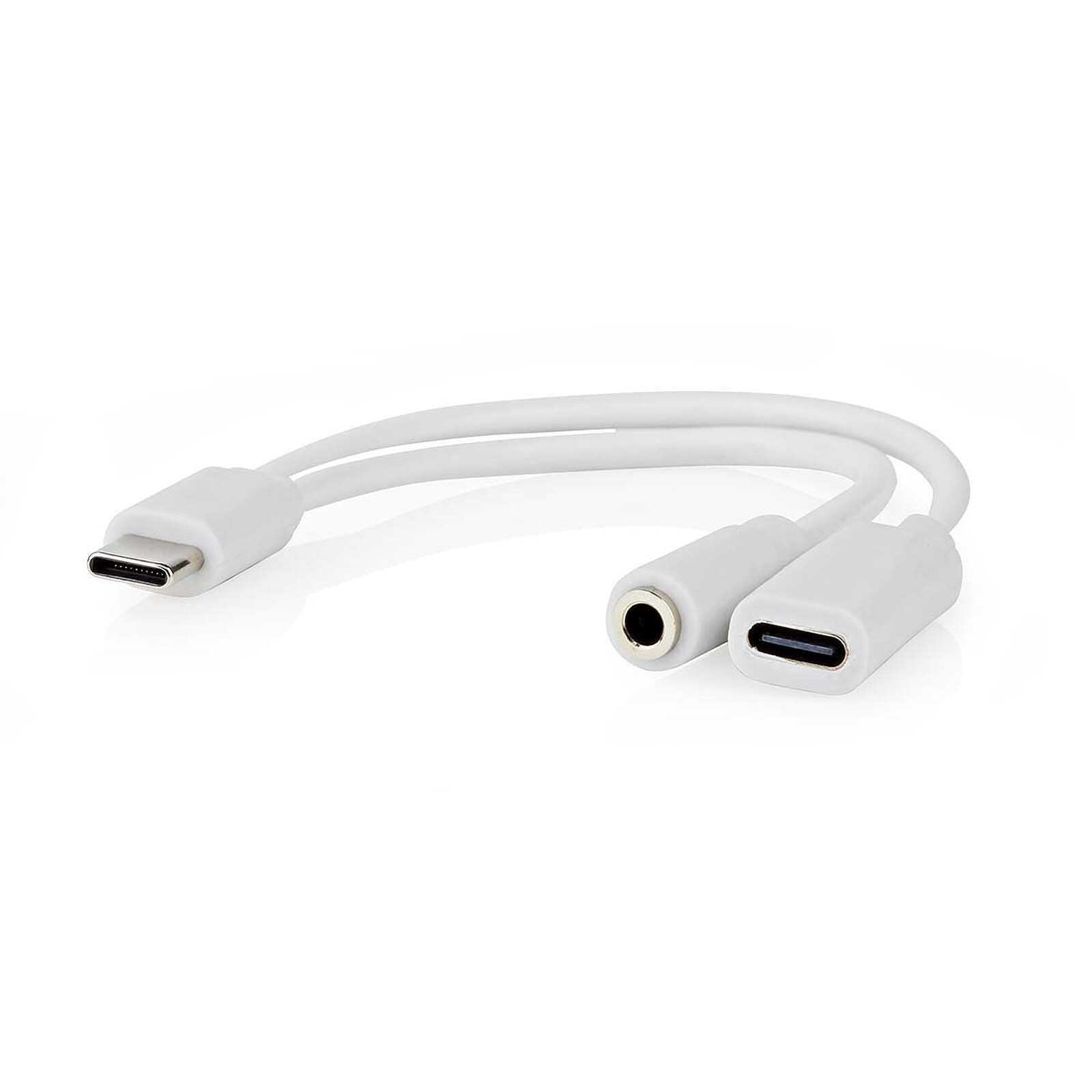 Akashi Adaptateur Audio USB-C vers Jack 3.5 mm Blanc - Câble & Adaptateur -  Garantie 3 ans LDLC
