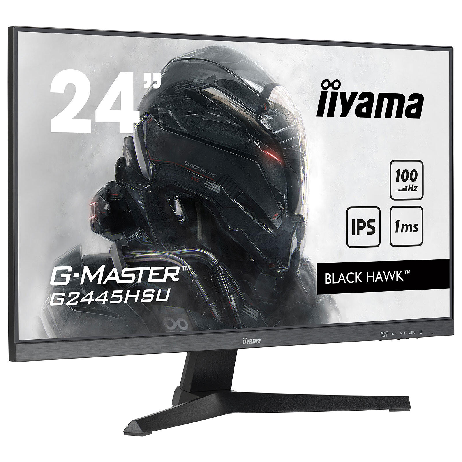 iiyama 24 LED - G-Master G2445HSU-B1 Black Hawk - Ecran PC - LDLC